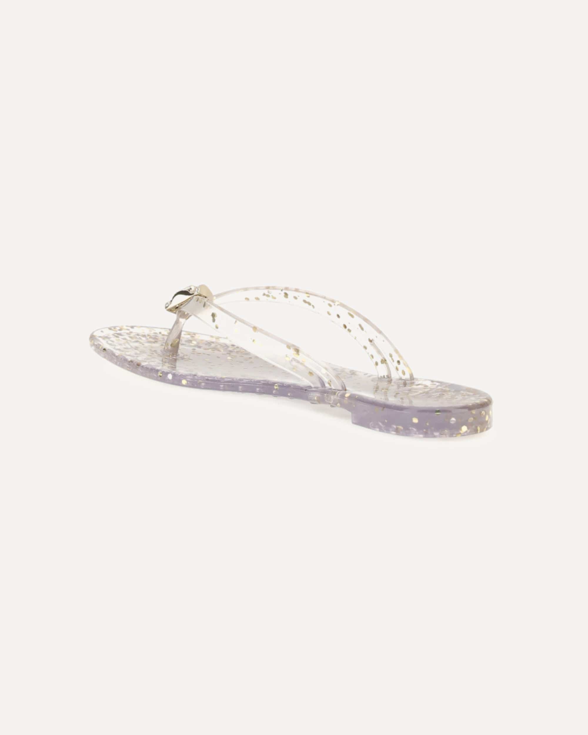 Casadei Glitter Thong Sandals