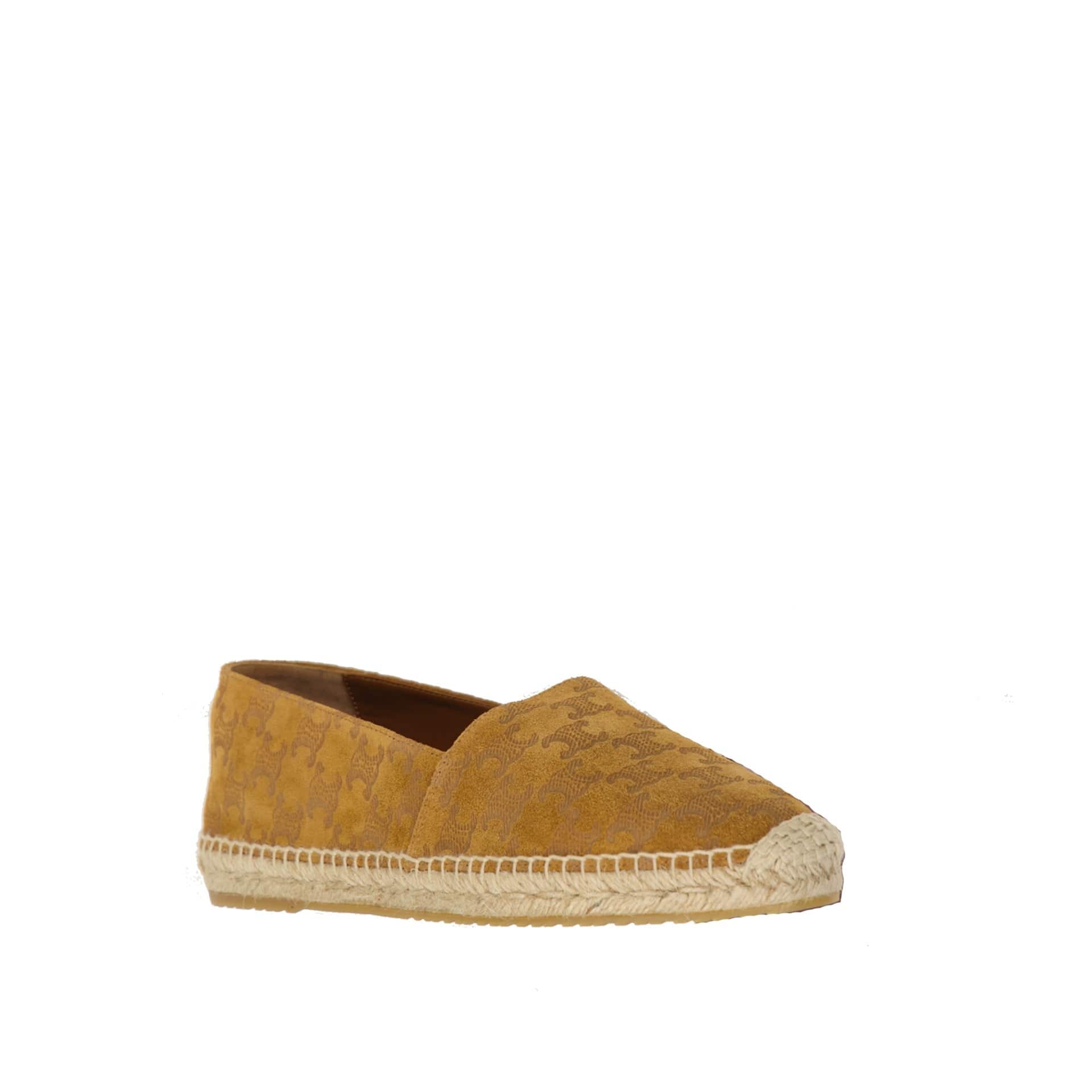 Celine Triomphe Suede Espadrilles - alternate view