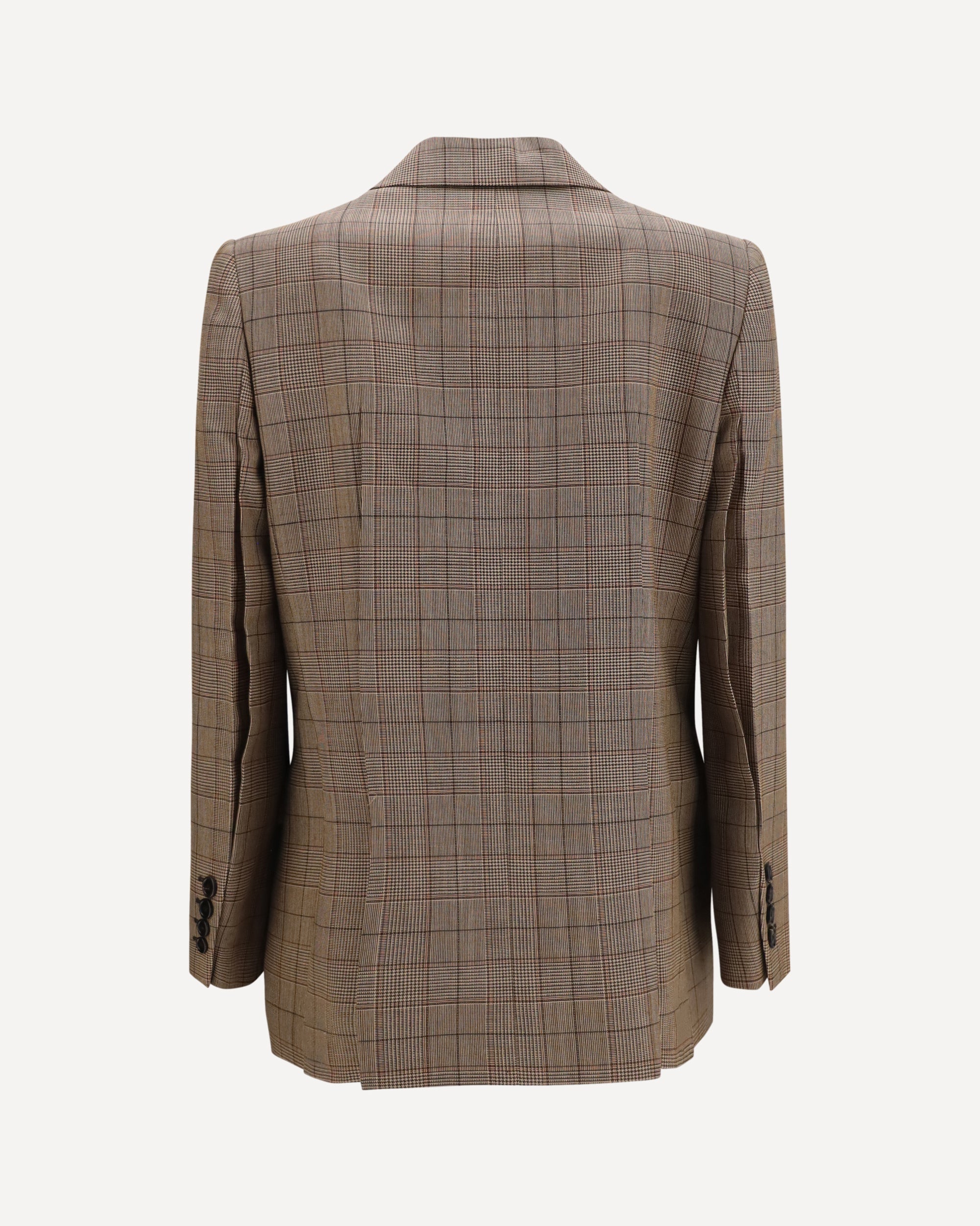 Chloé Checked Double-Breasted Blazer