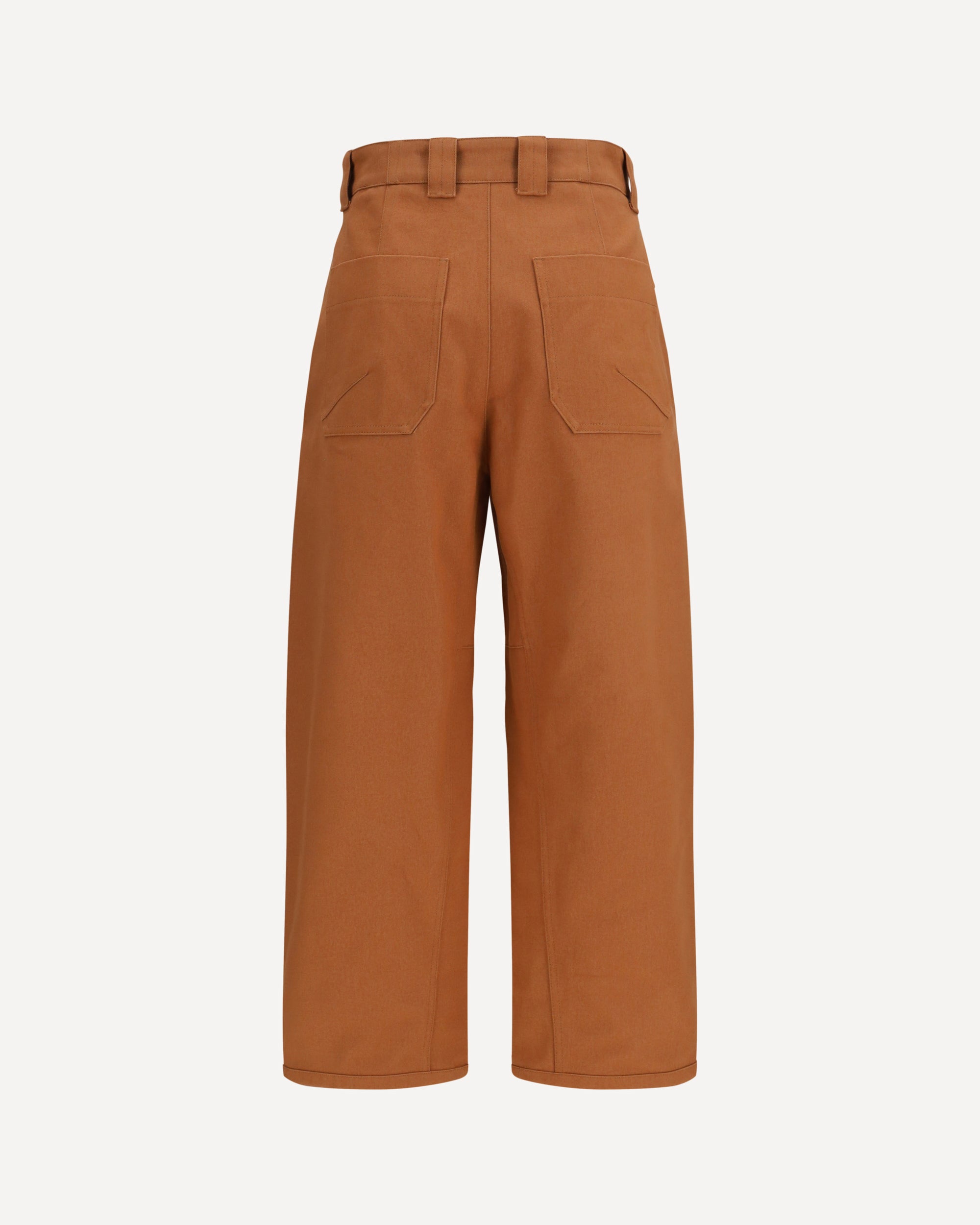 Chloé Cotton Canvas Barrel-Leg Pants - alternate view