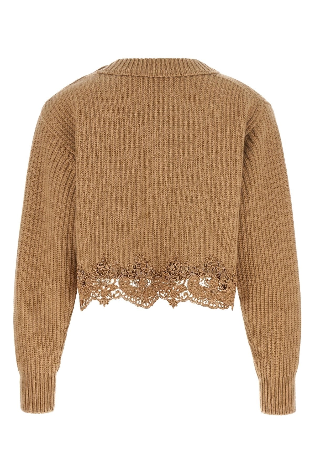 Chloé Cropped Lace Sweater