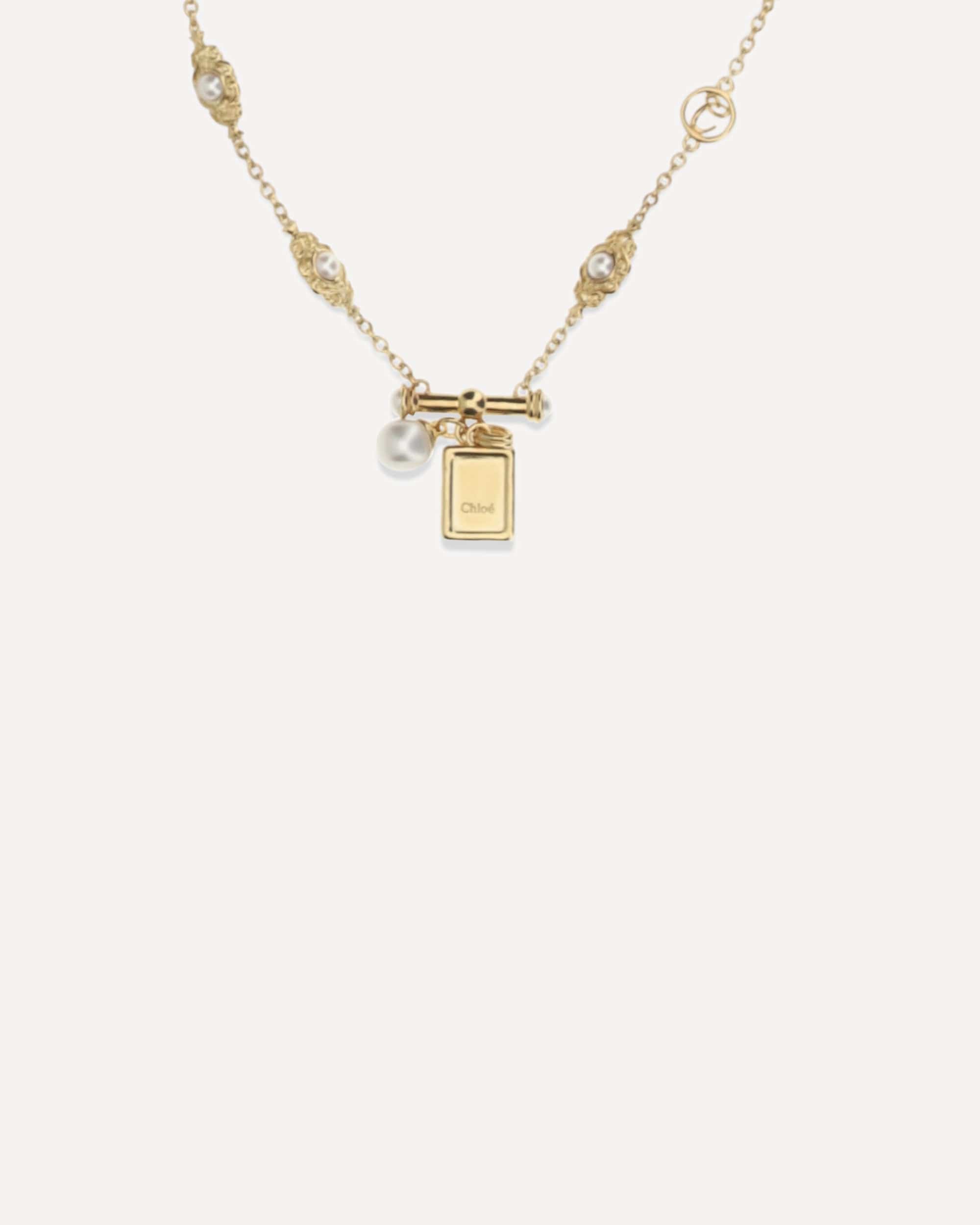Chloé Heirloom Necklace With Resin Pearl