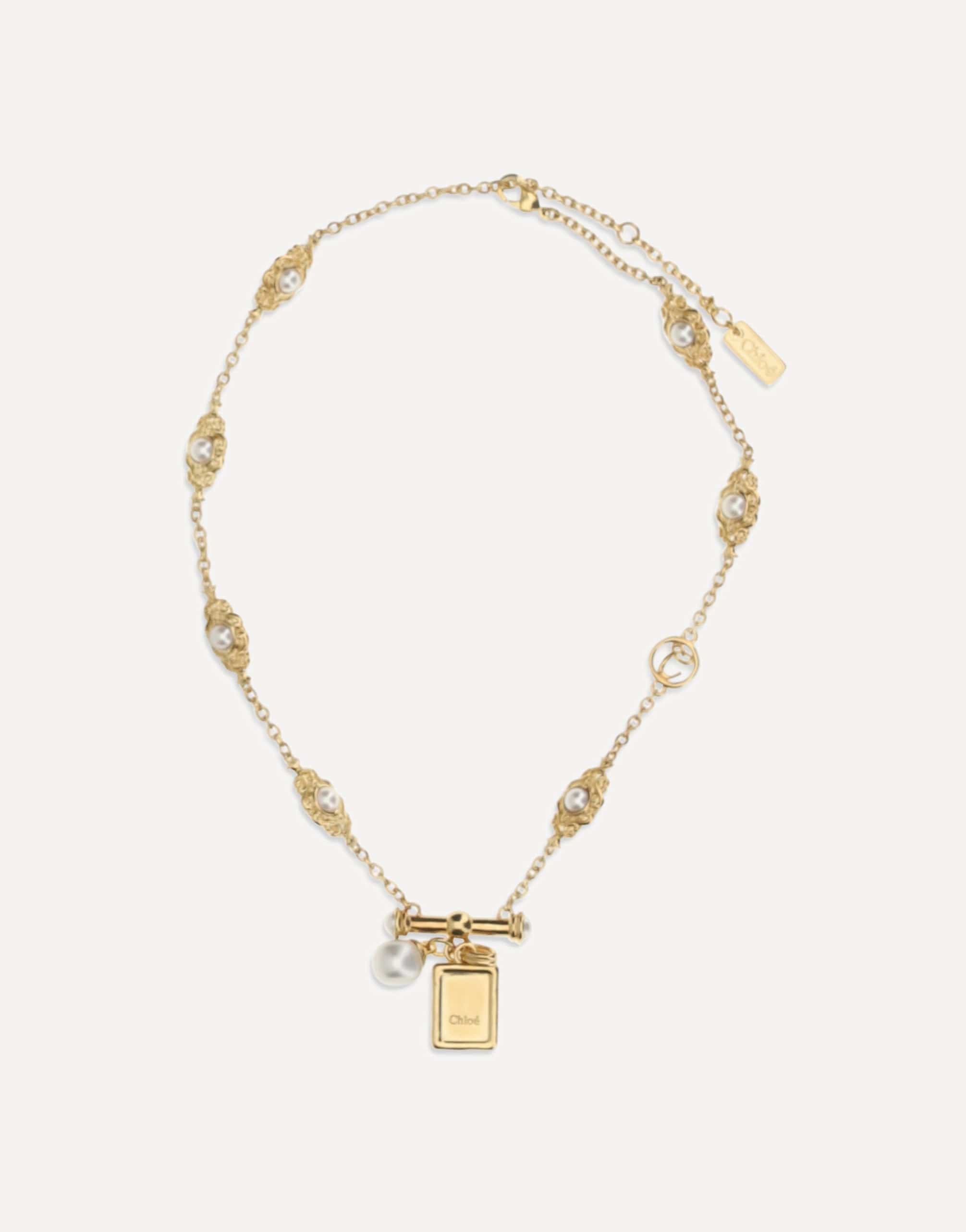 Chloé Heirloom Necklace With Resin Pearl