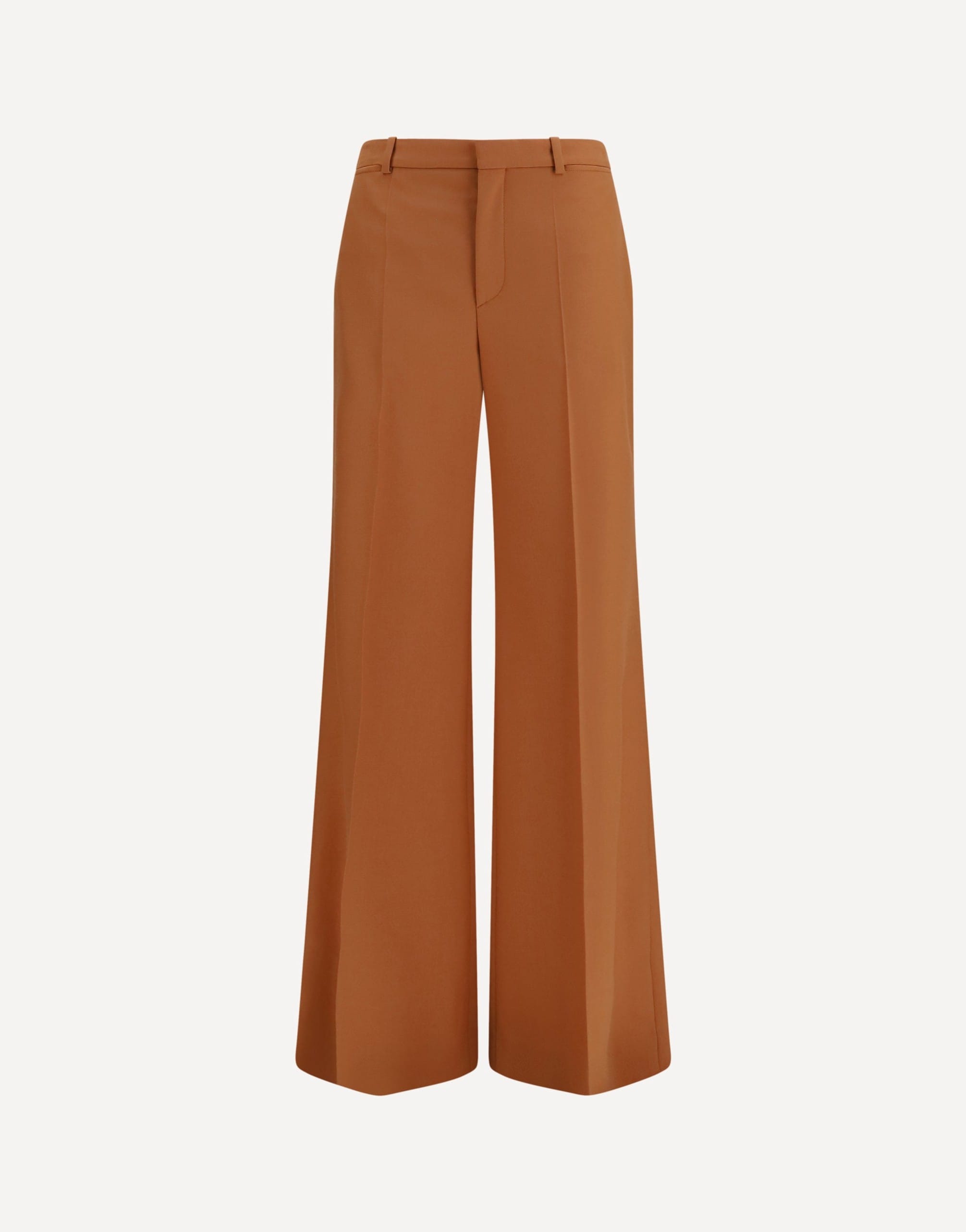 Chloé Chloé High-Waisted Flared Cotton Pants