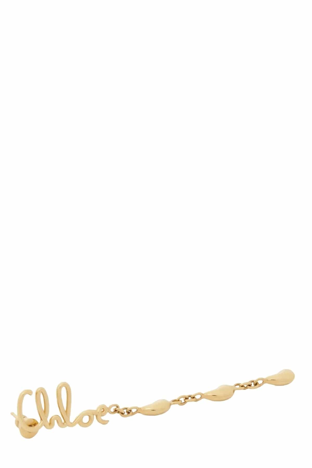 Chloé Iconic Gold Pendant Earrings