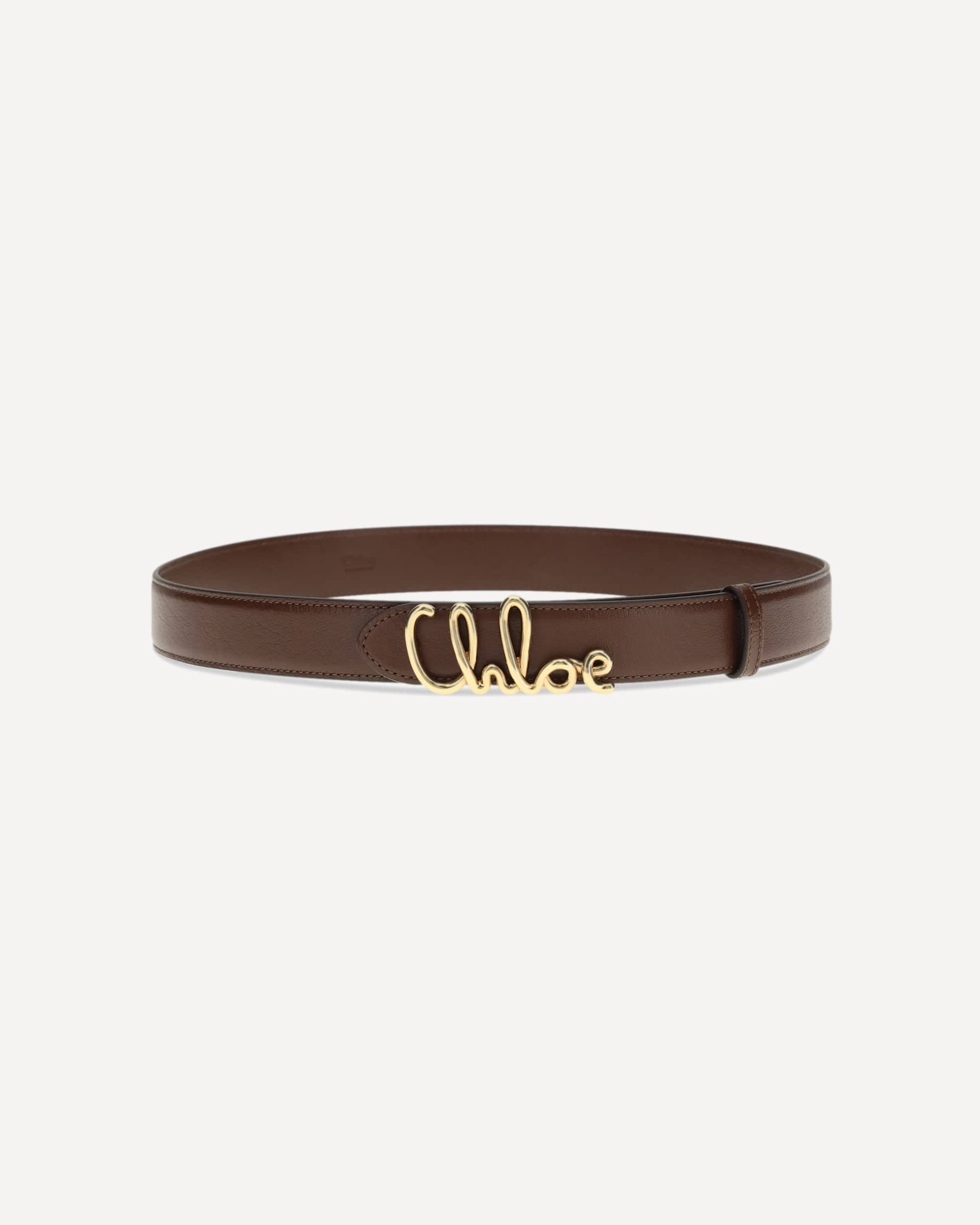 Chloé Iconic Leather Belt With Buckle - alternate view