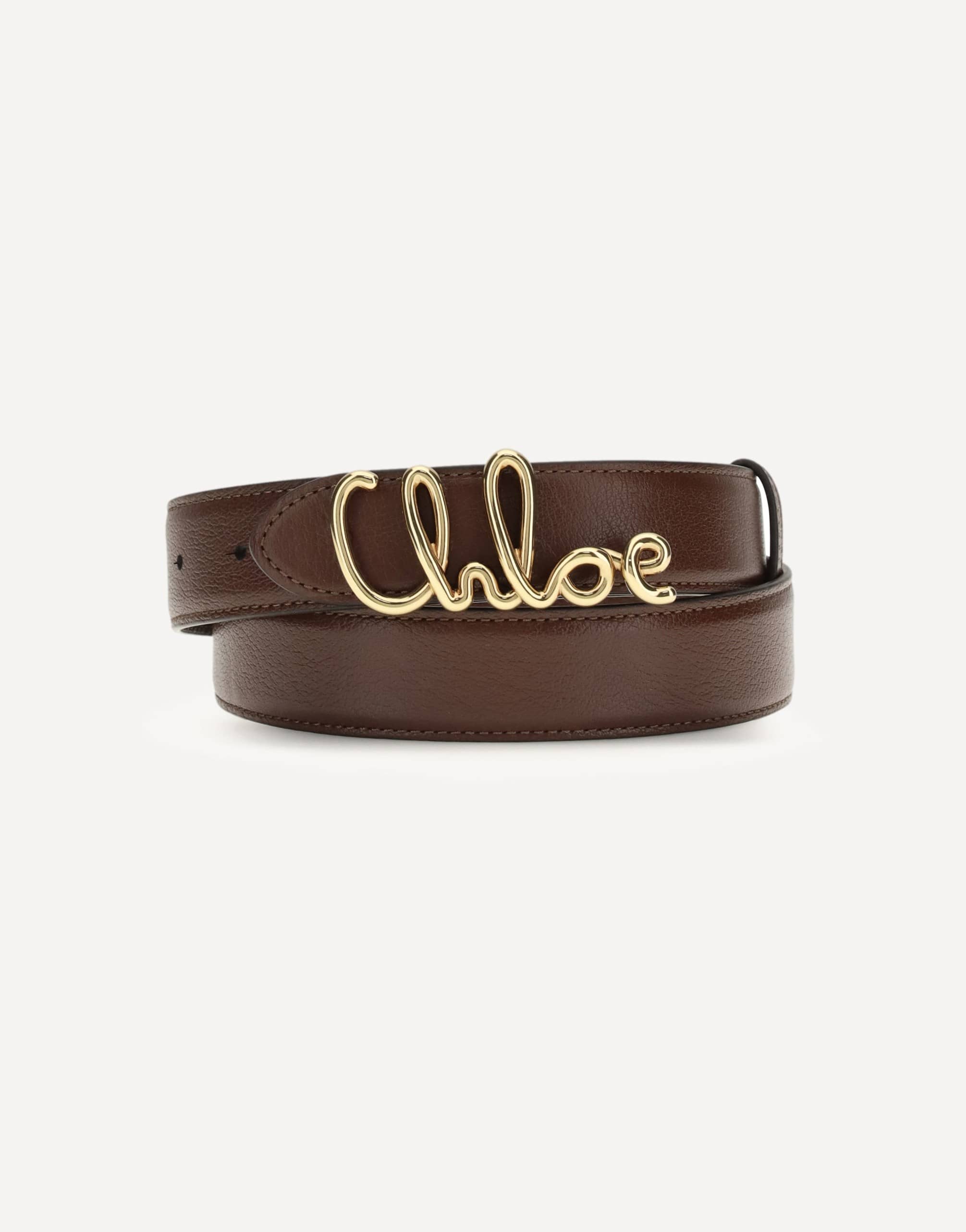 Chloé Iconic Leather Belt With Buckle | Sendegaro