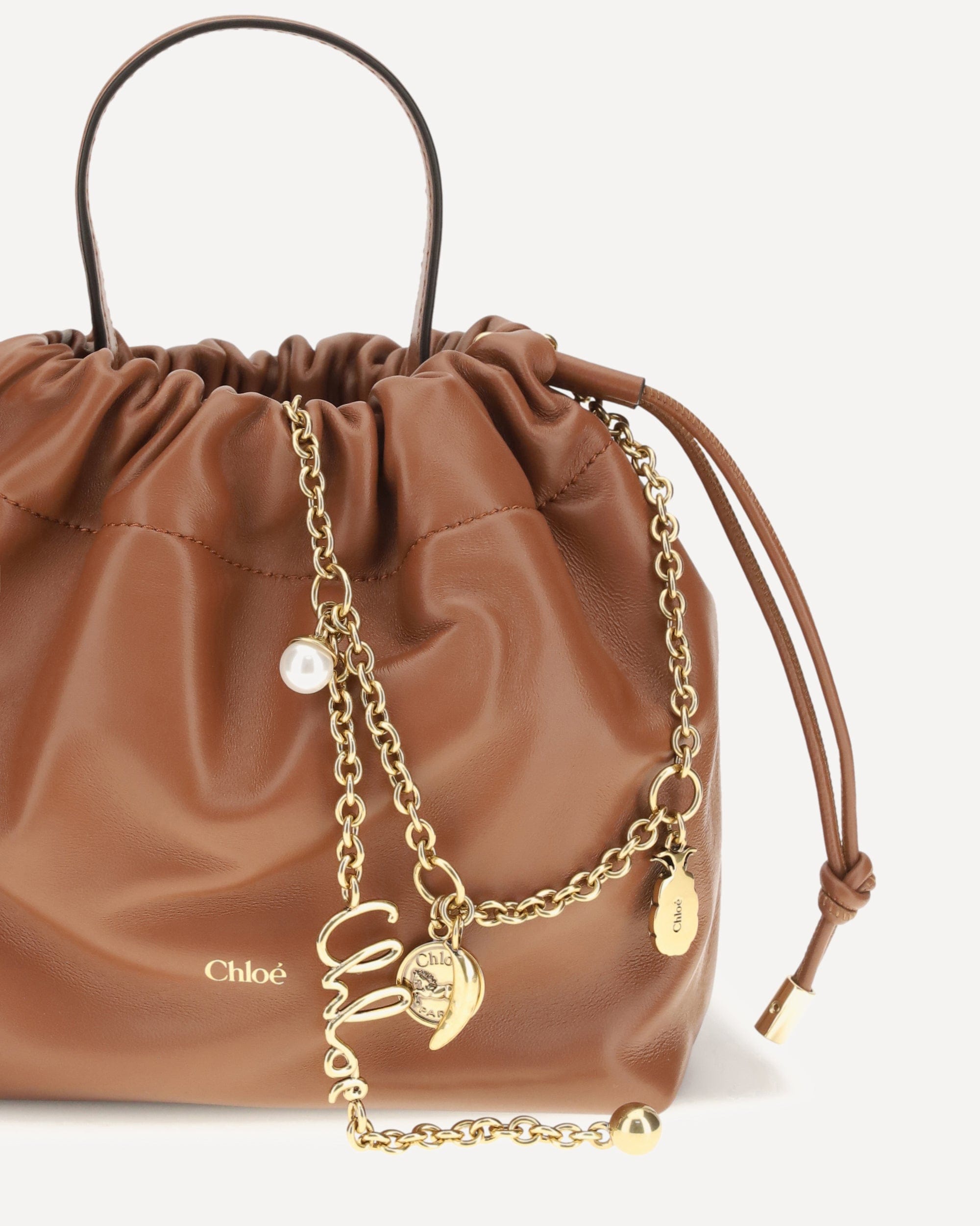 Chloé Chloé Icons Leather Chain Shoulder Bag