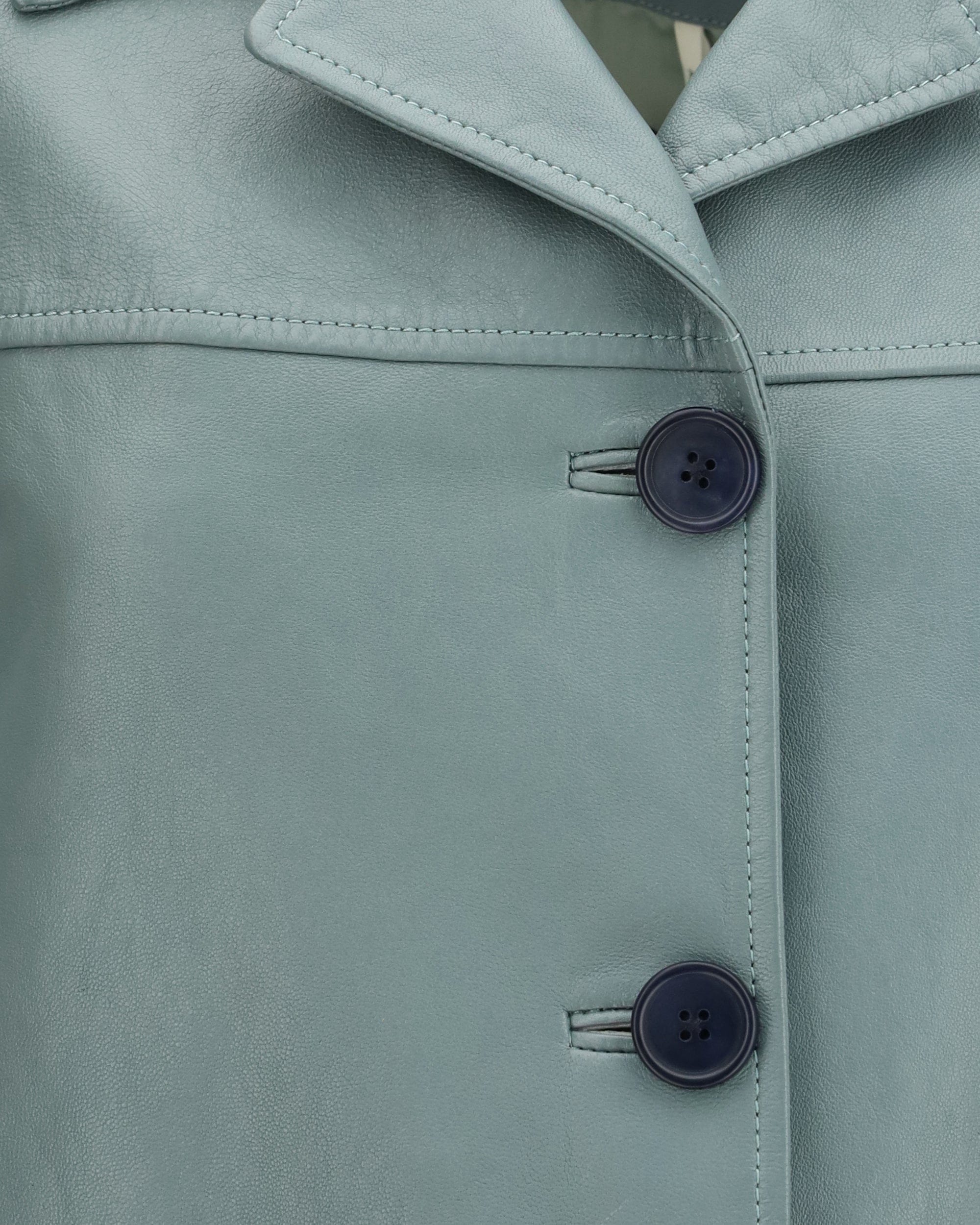 Chloé Long Lambskin Leather Jacket