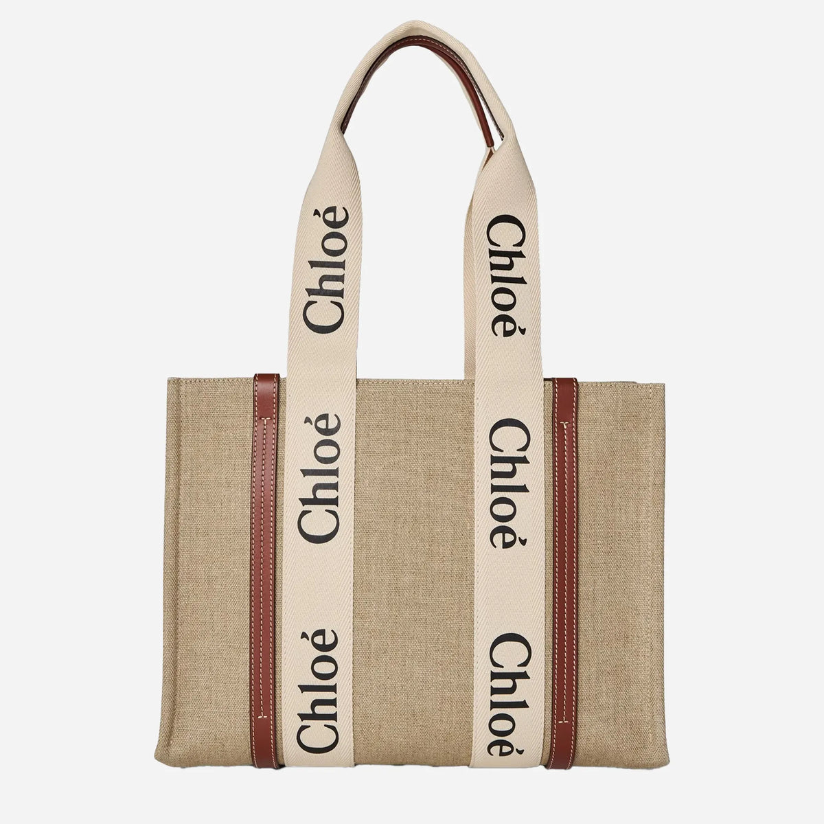 Chloé WOODYトートバッグ ミディアム Chloé ミディアム ウッディ キャンバストートバッグ | Sendegaro JP