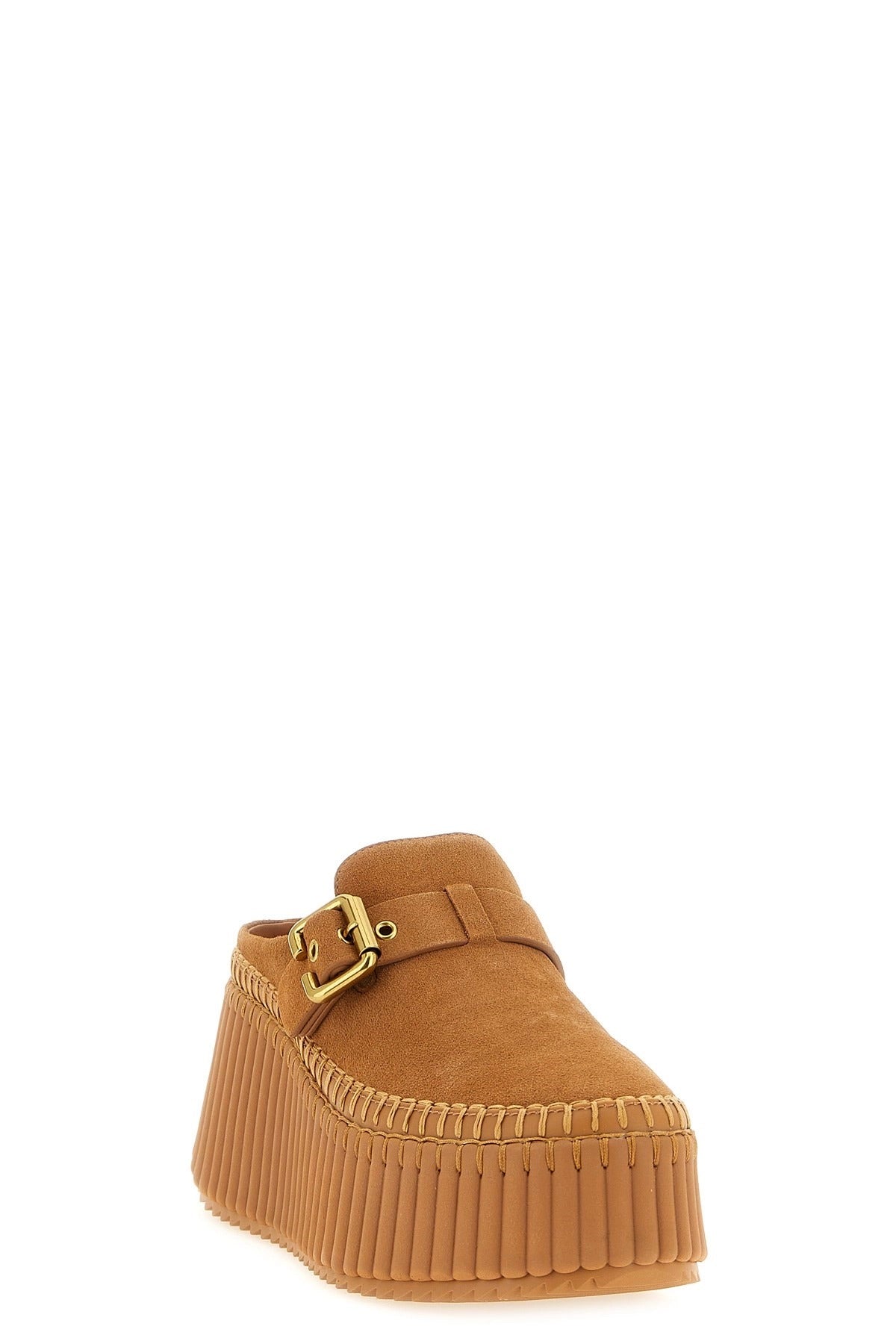 Chloé Nama Suede Sabots