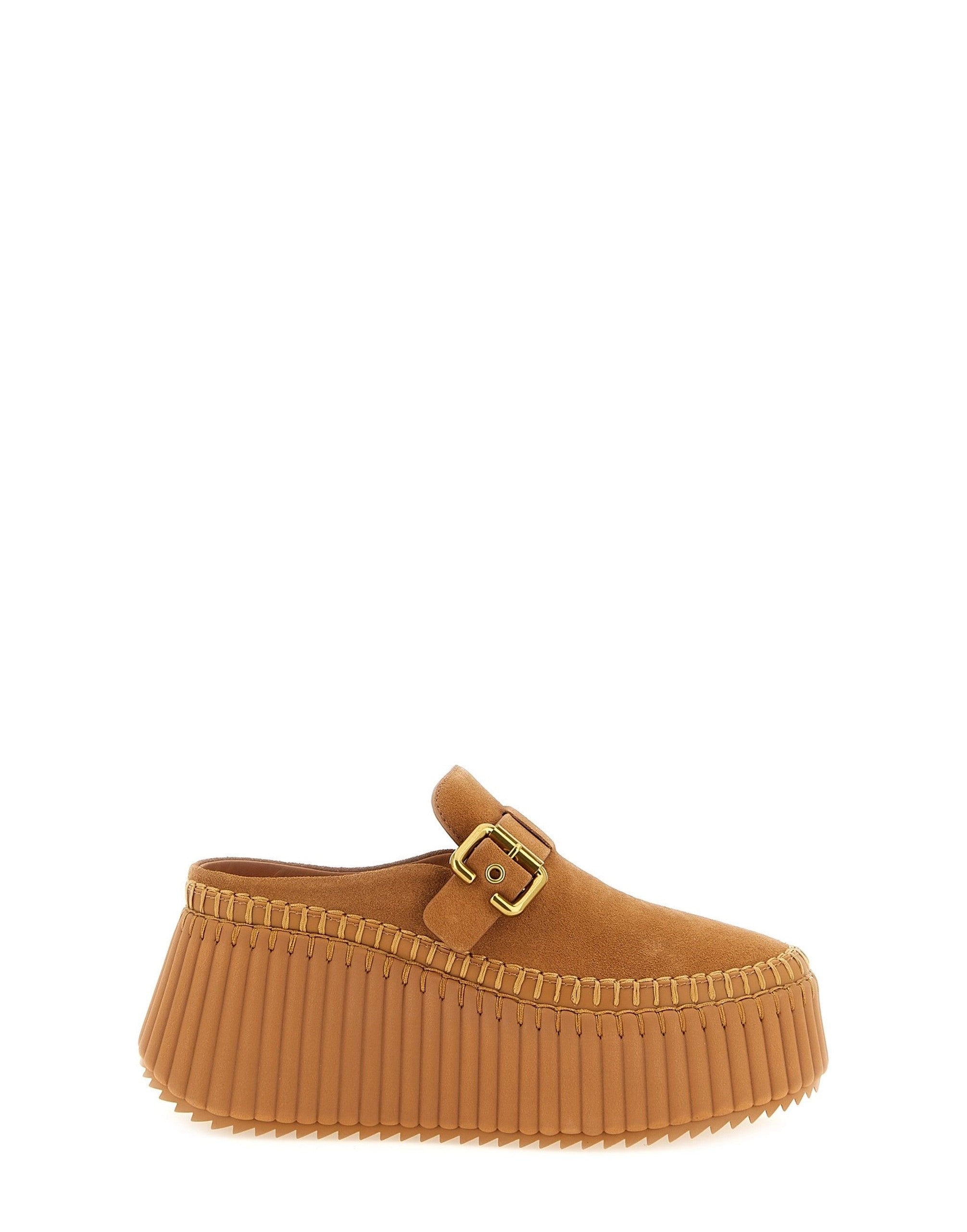 Chloé Nama Suede Sabots