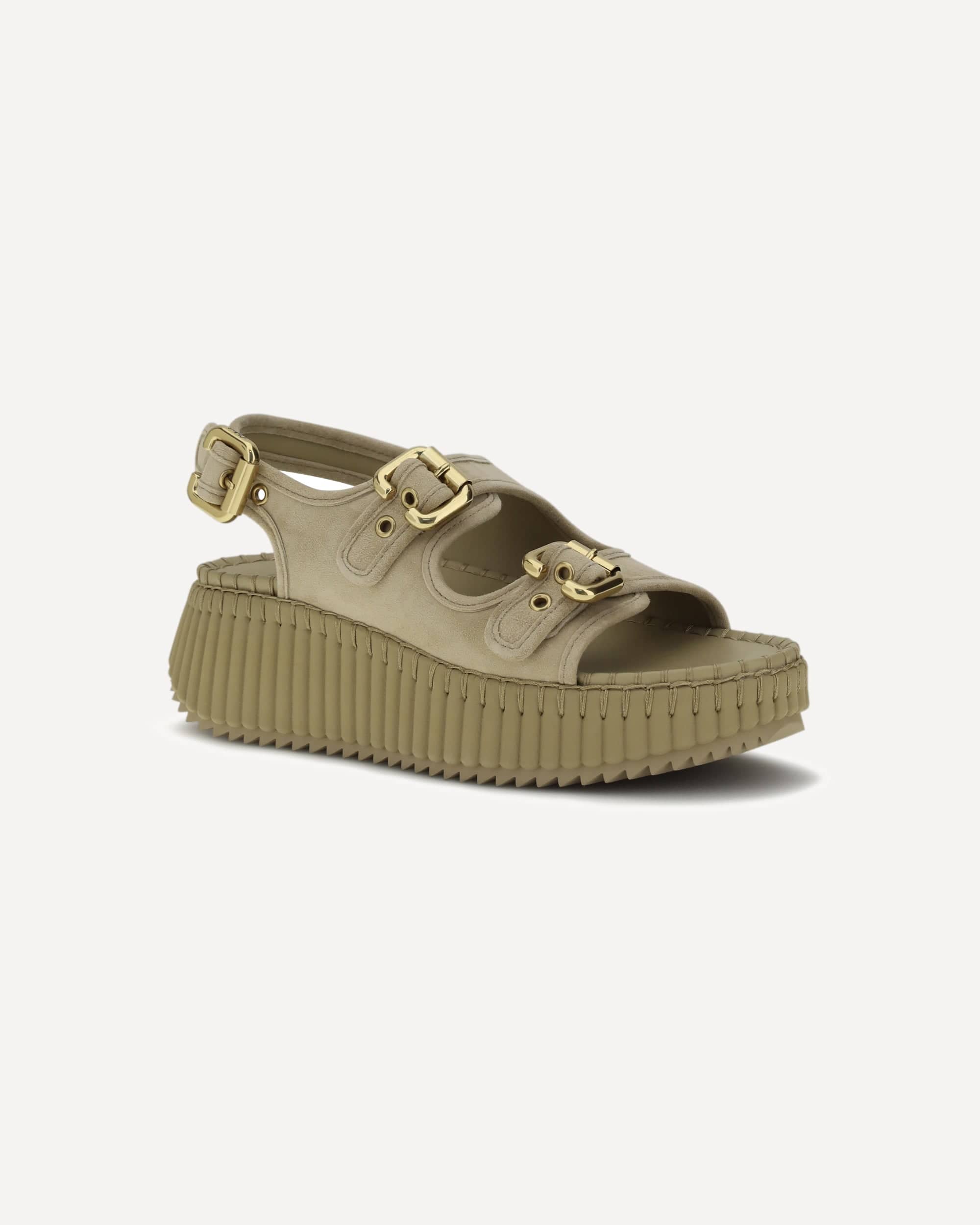 Chloé Nama Wedge Sandals