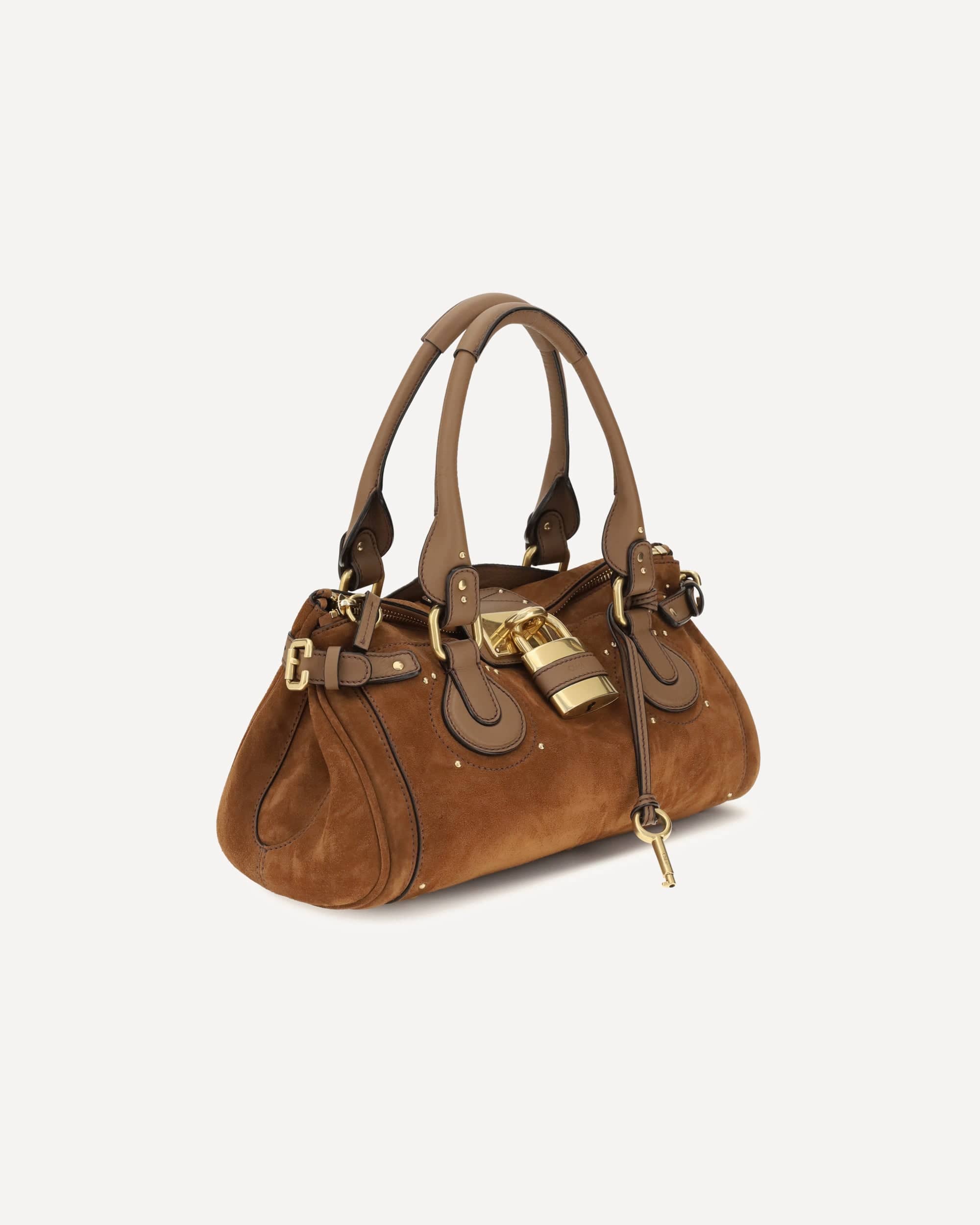 Chloé Chloé Paddington Suede Handbag