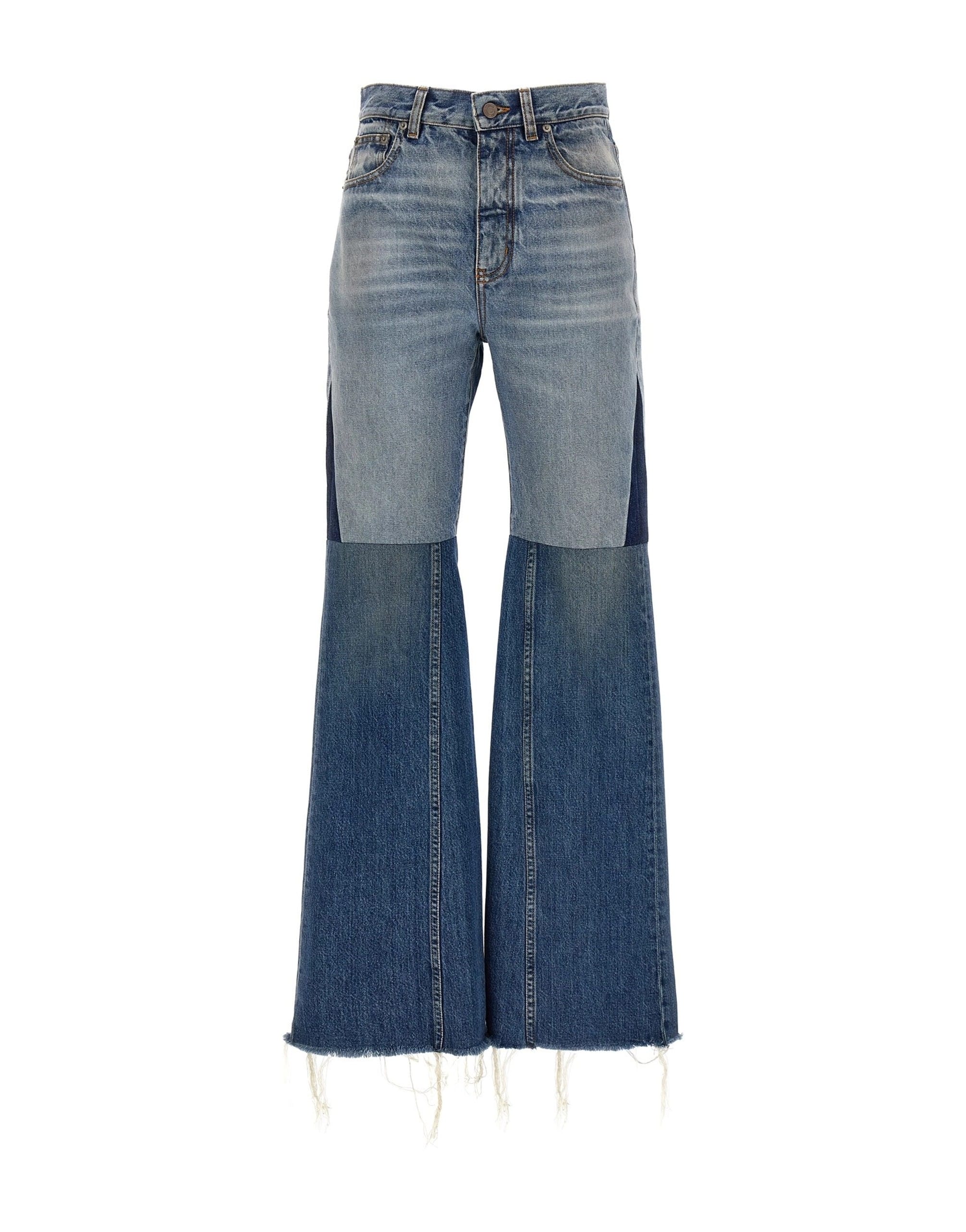 Chloé Chloé Patchwork Flared Jeans
