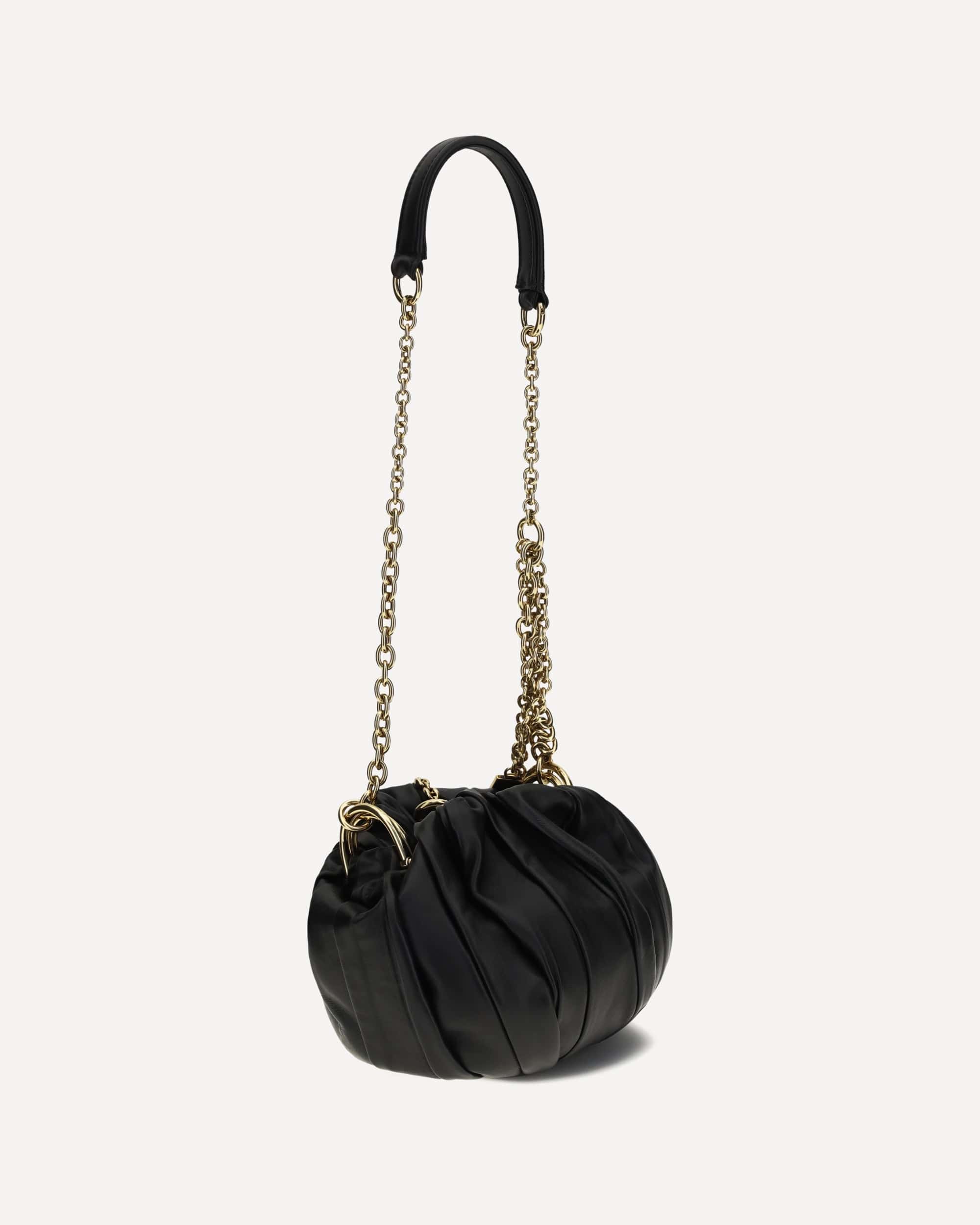 Chloé Plissé Leather Shoulder Bag