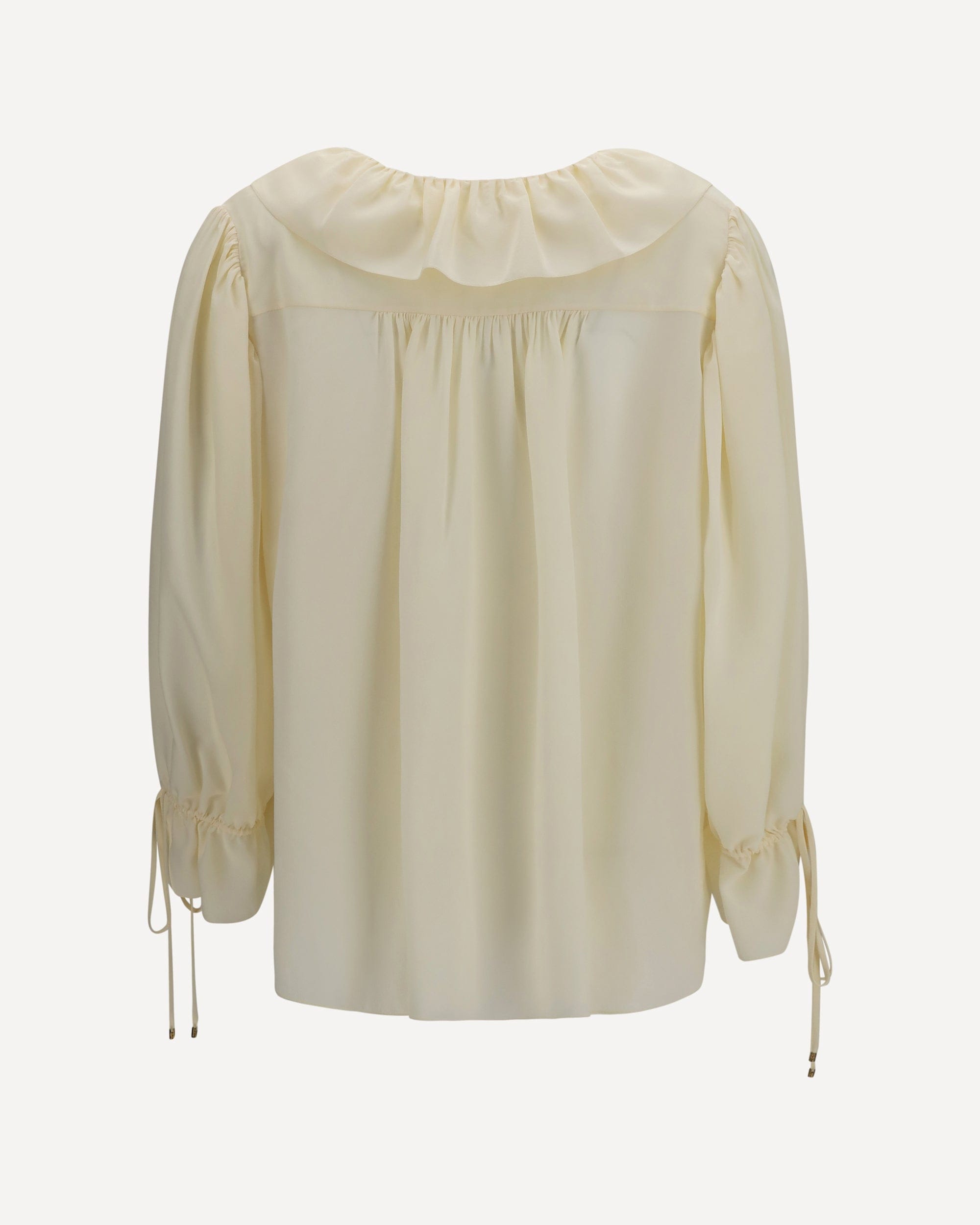 Chloé Chemise à col V volanté - alternate view