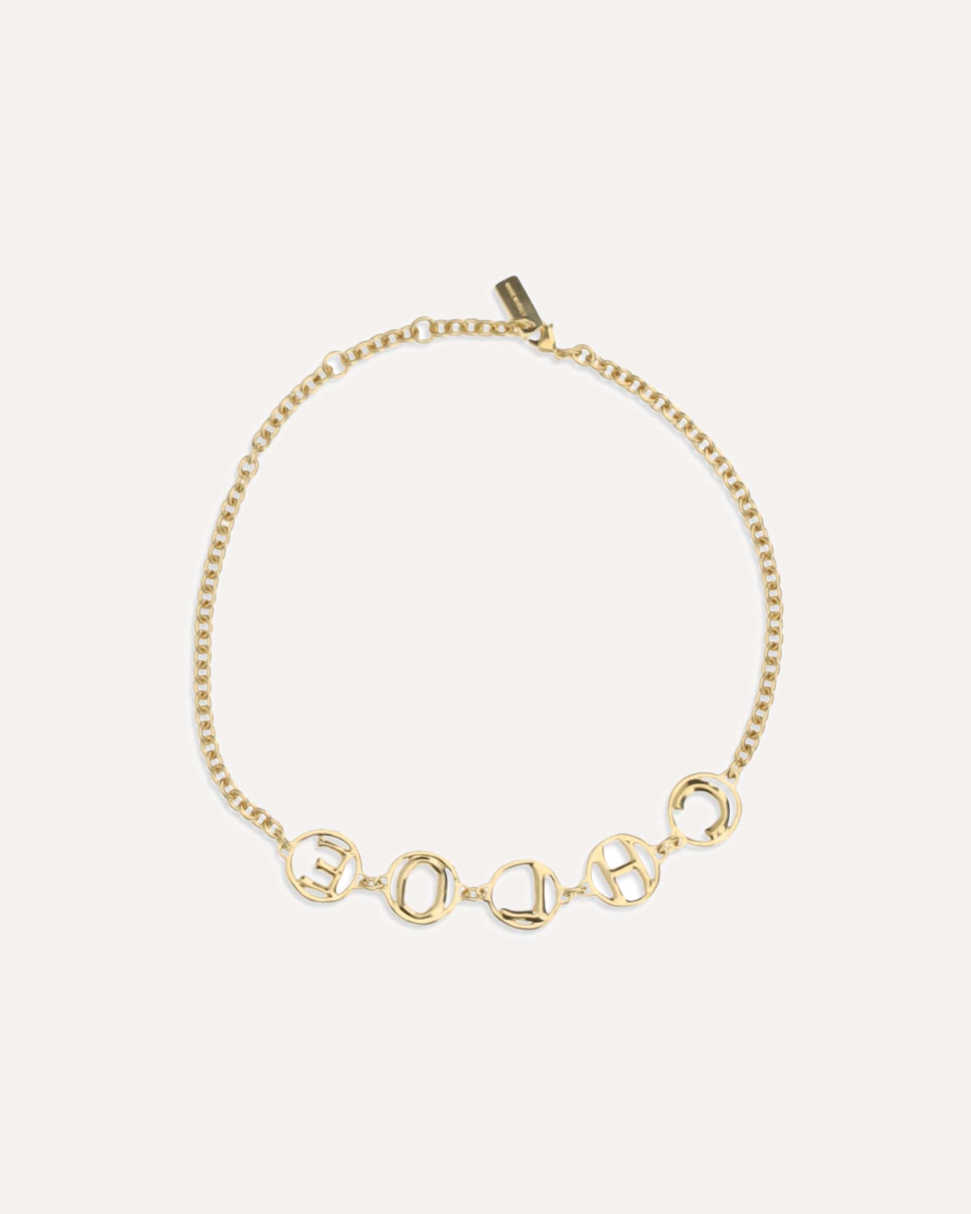 Chloé Script Choker Necklace