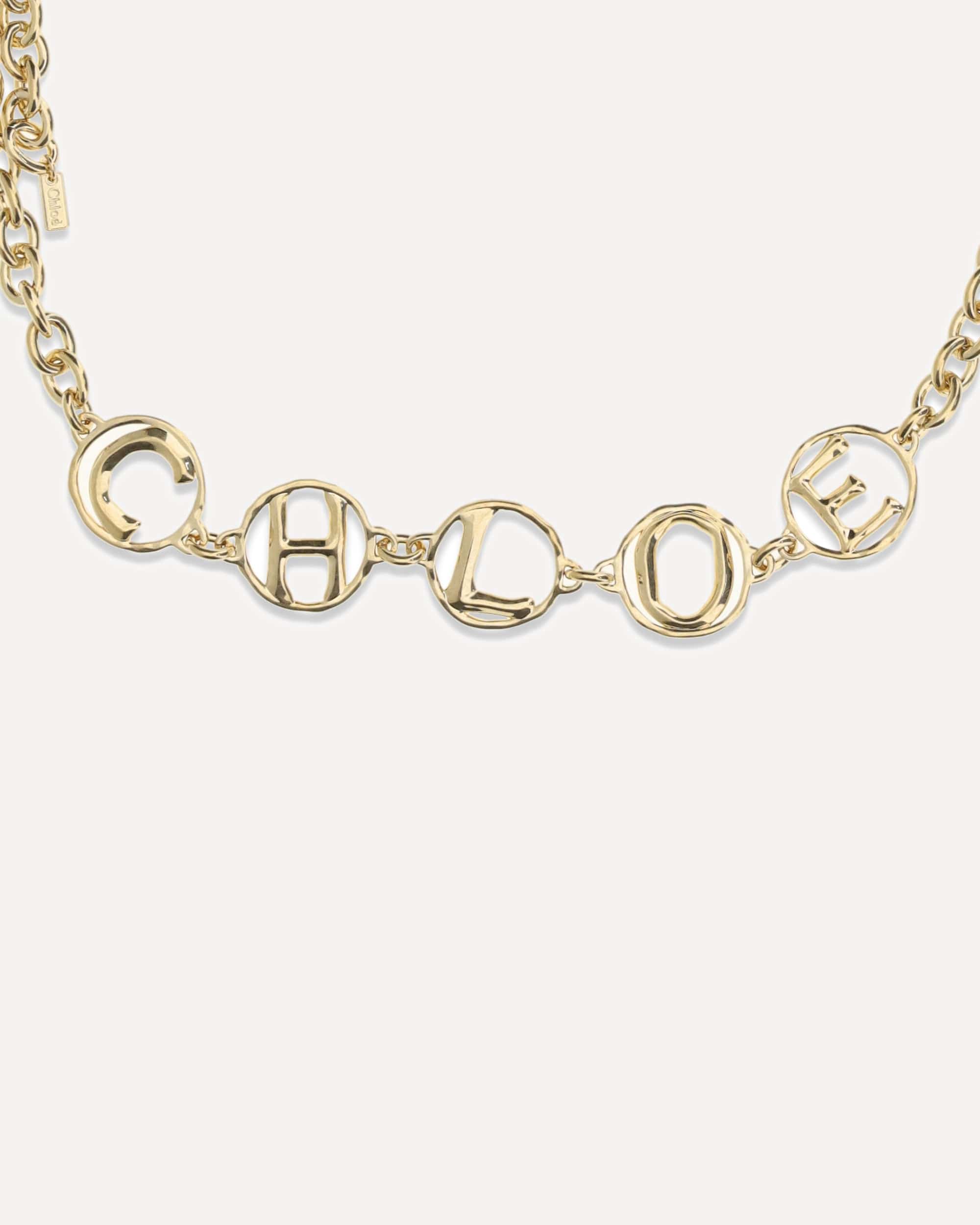 Chloé Script Jewel Belt