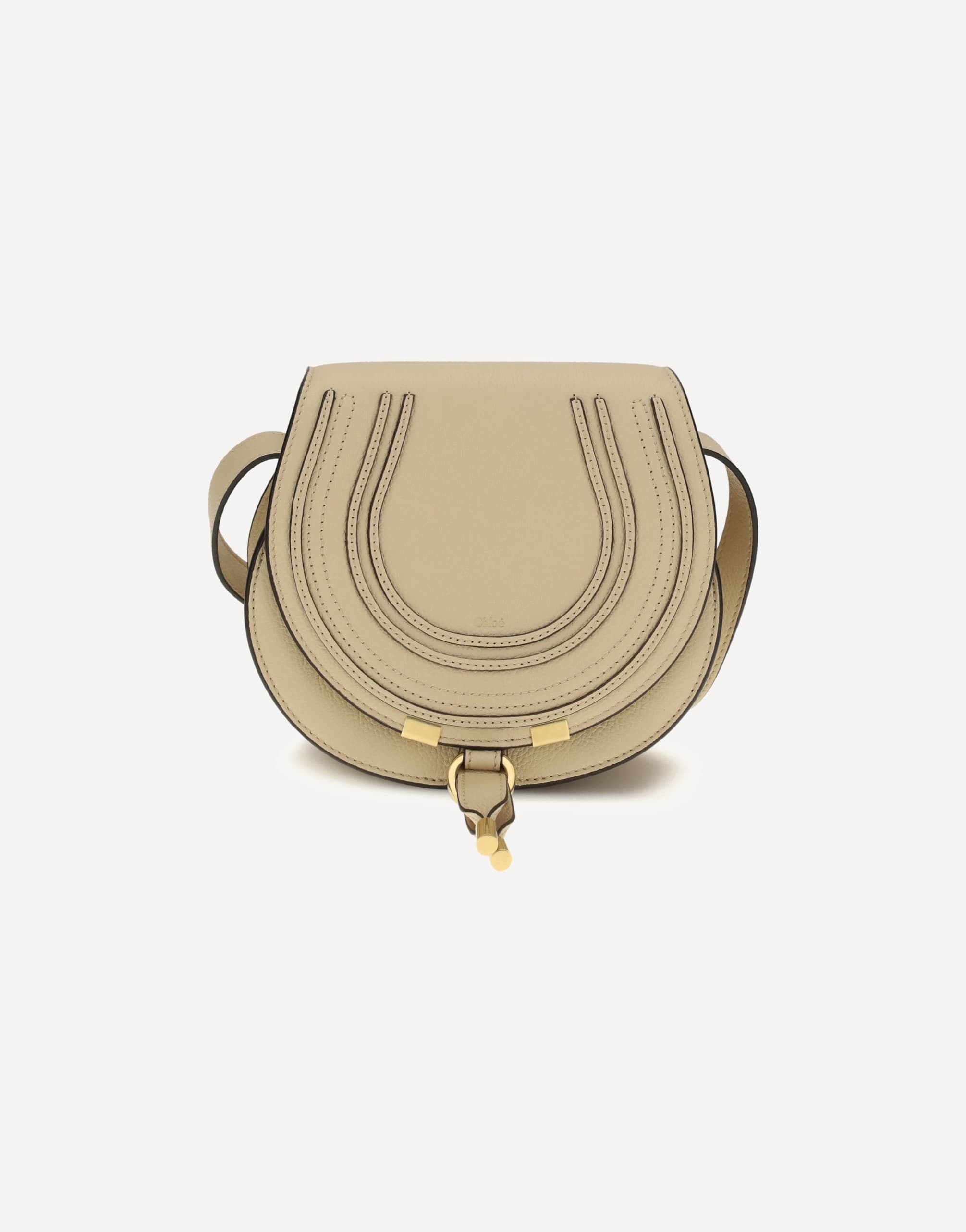 Chloé Chloé Small Marcie Leather Shoulder Bag