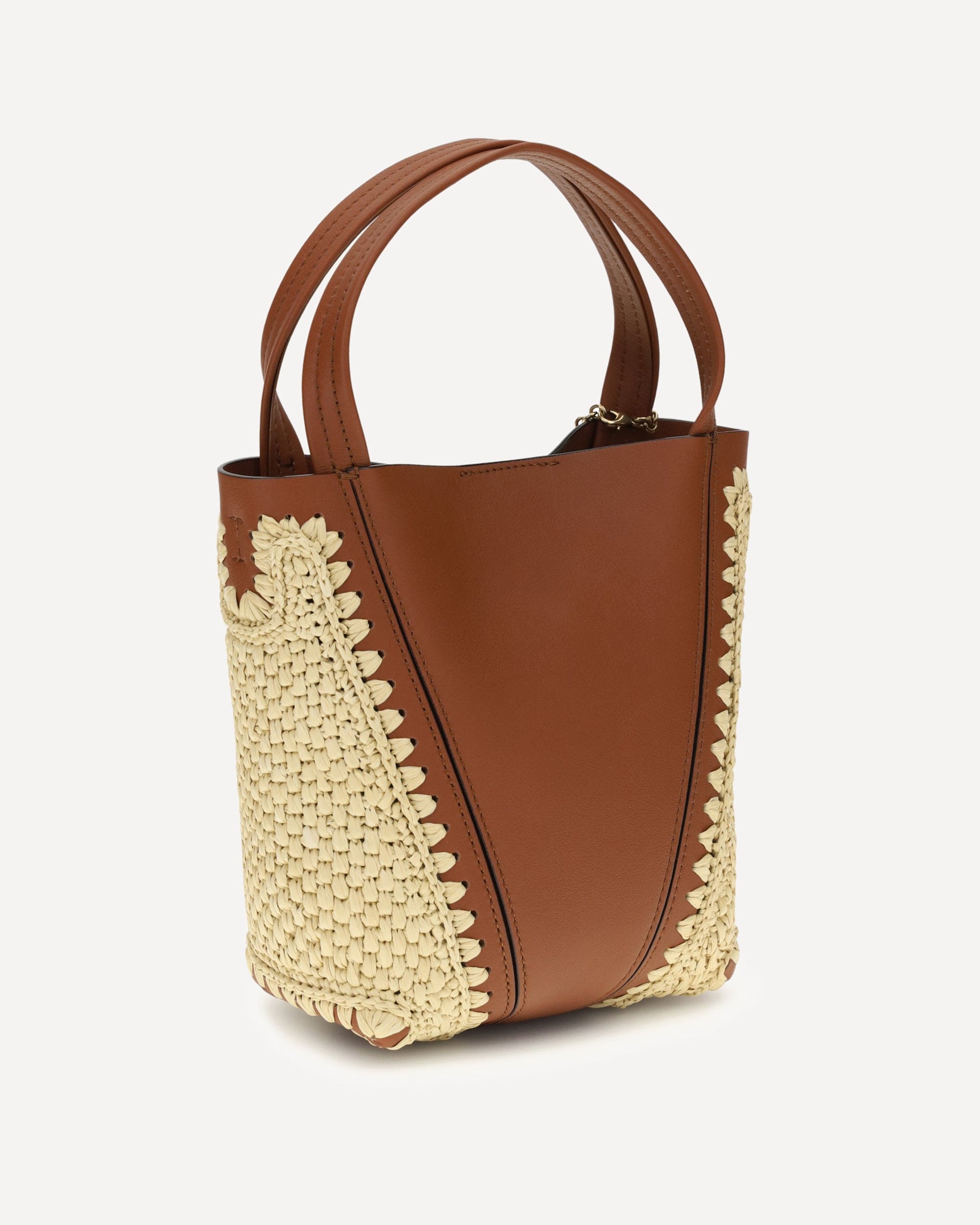 Chloé Spin Raffia Bucket Bag