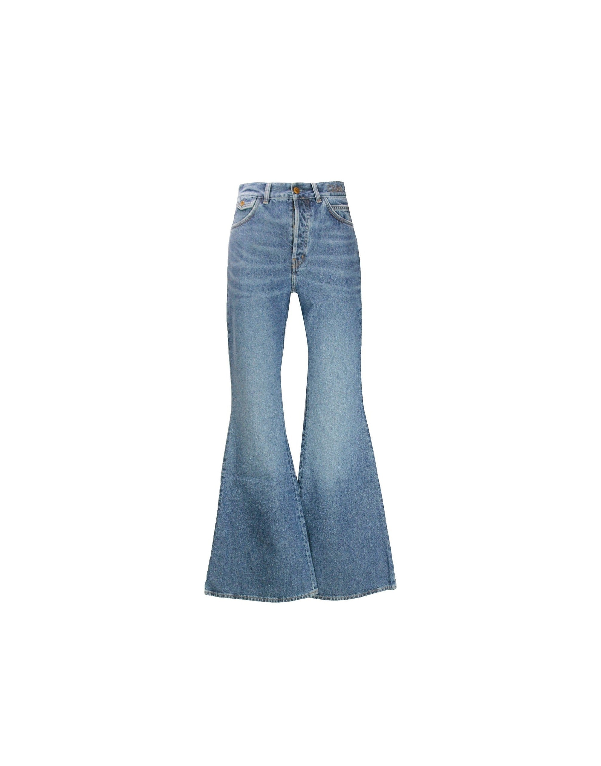 Chloé Wide Leg Denim Denimjeans
