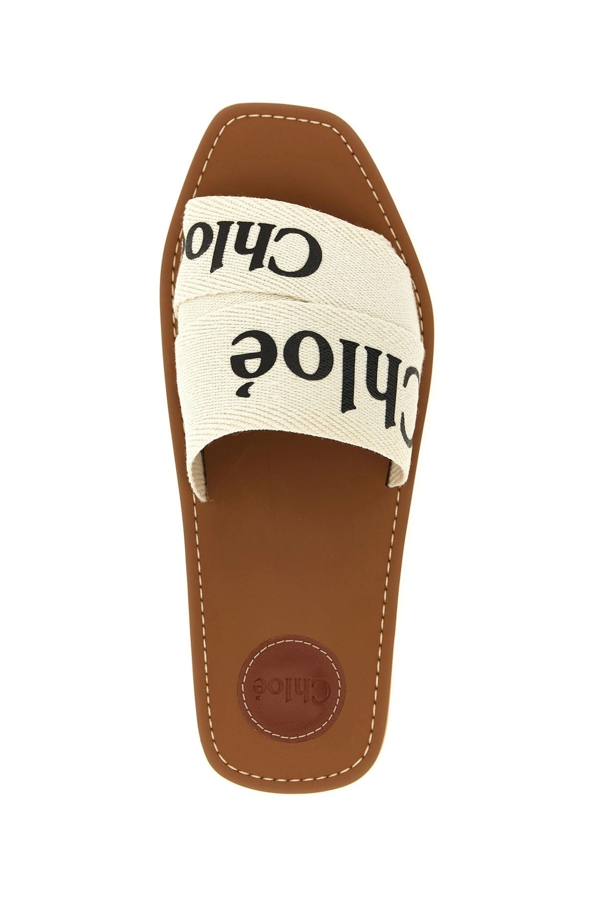 Chloé Woody Canvas Sandals | Sendegaro