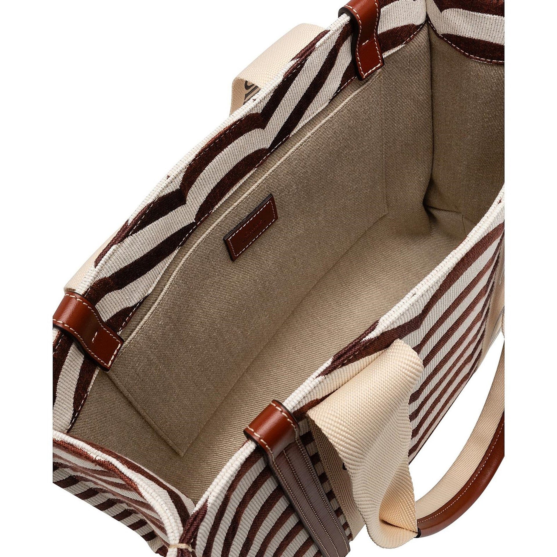 Chloé Woody Medium Linen Tote Bag