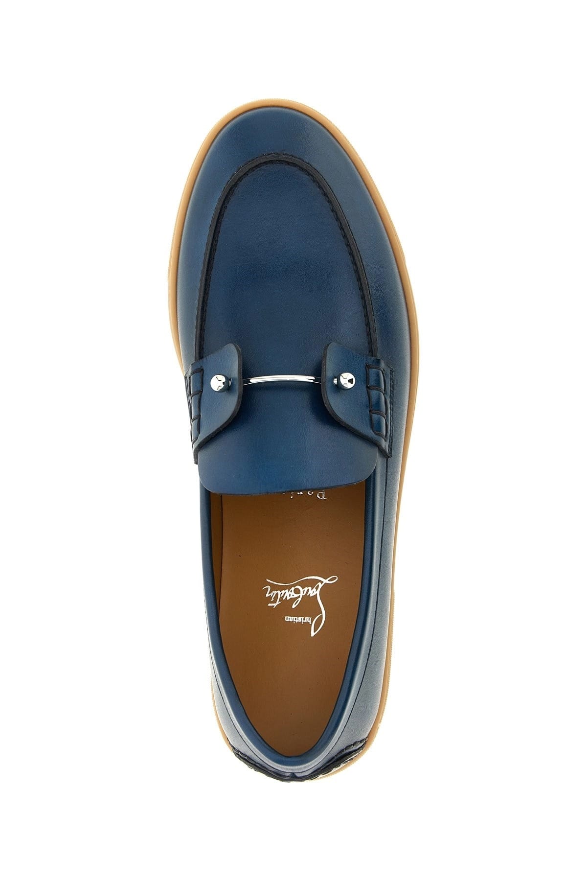 Christian Louboutin ネイビー ローファー　43 Christian Louboutin Chambeliboat Loafers | Sendegaro JP