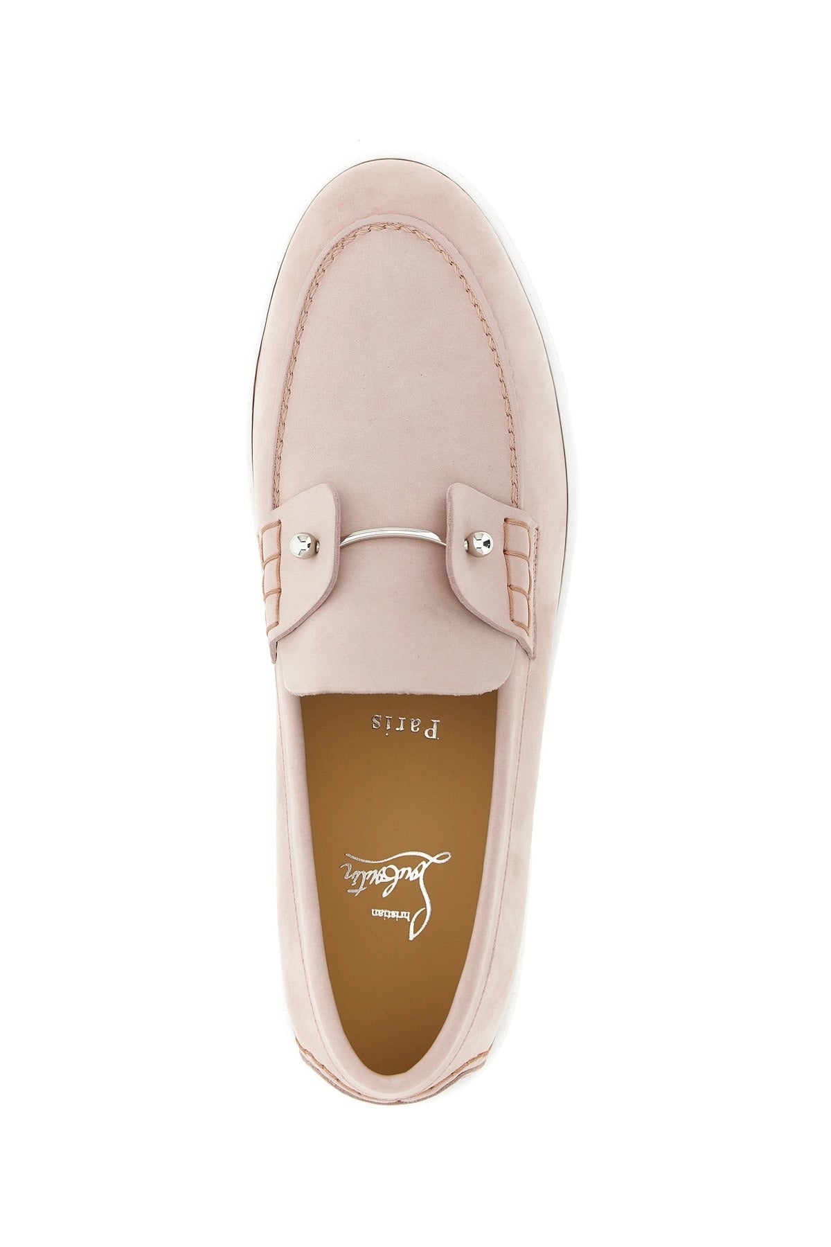 Christian Louboutin Chambeliboat Metal Detail Loafers