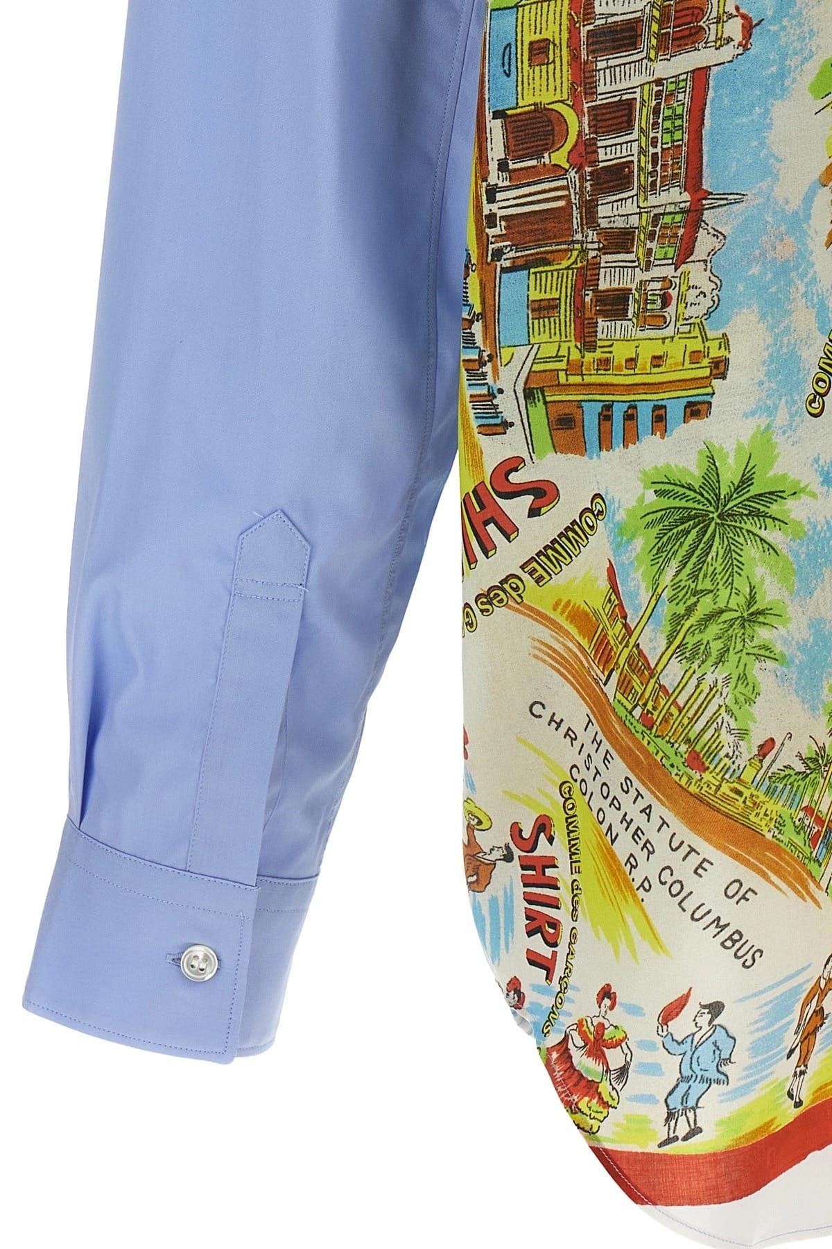 Comme Des Garçons Comme Des Garçons Asymmetric Printed Shirt