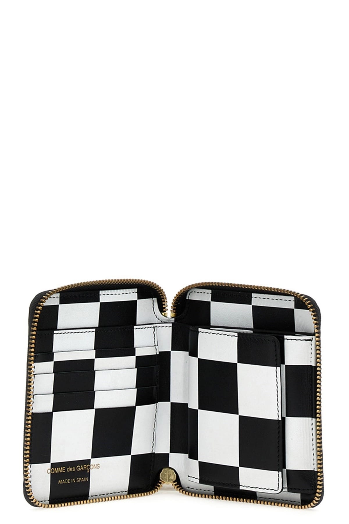 Comme Des Garçons Comme Des Garçons Check Print Wallet