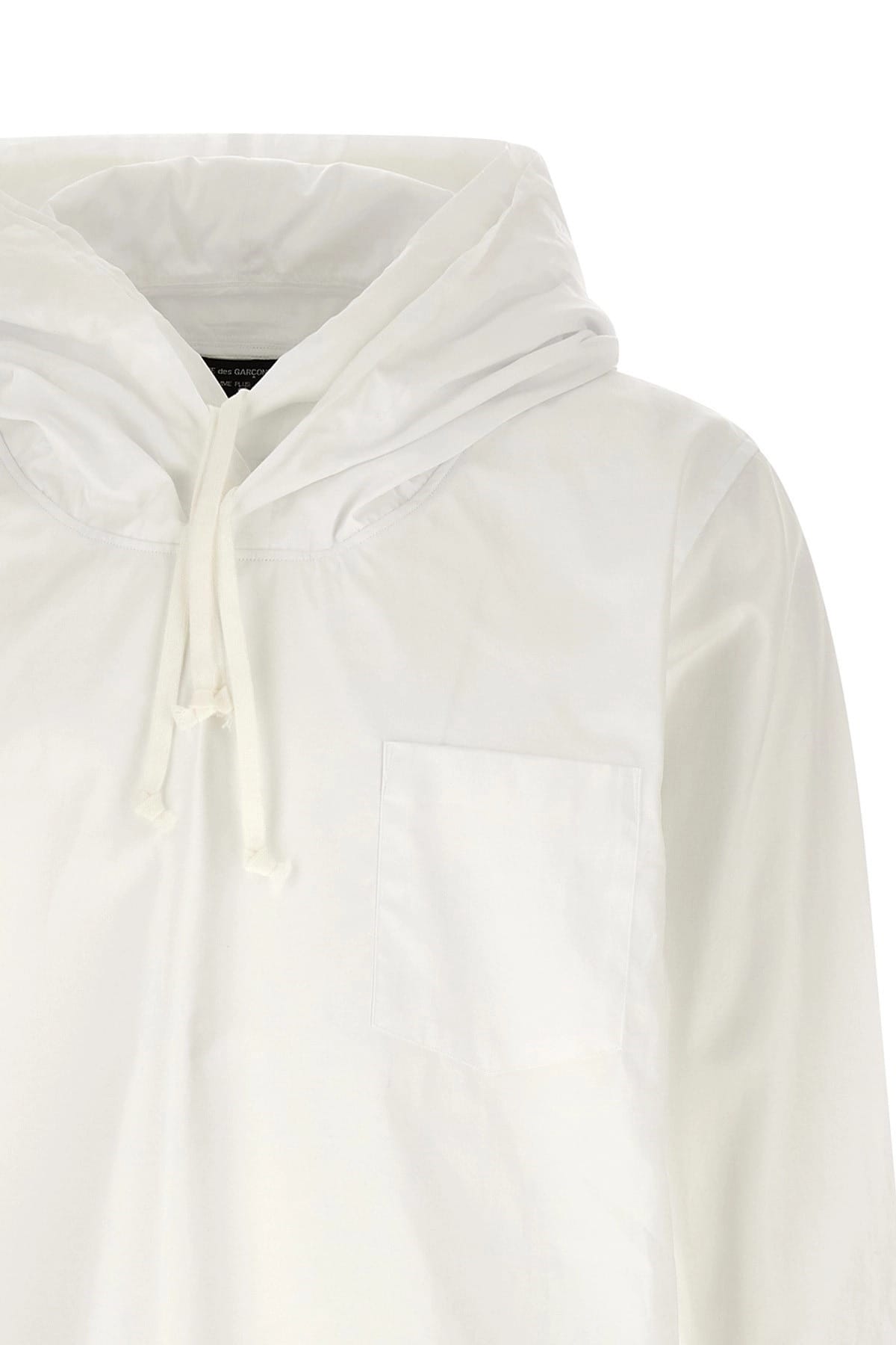 Comme Des Garçons Comme Des Garçons Double Layer Cotton Poplin Blouse