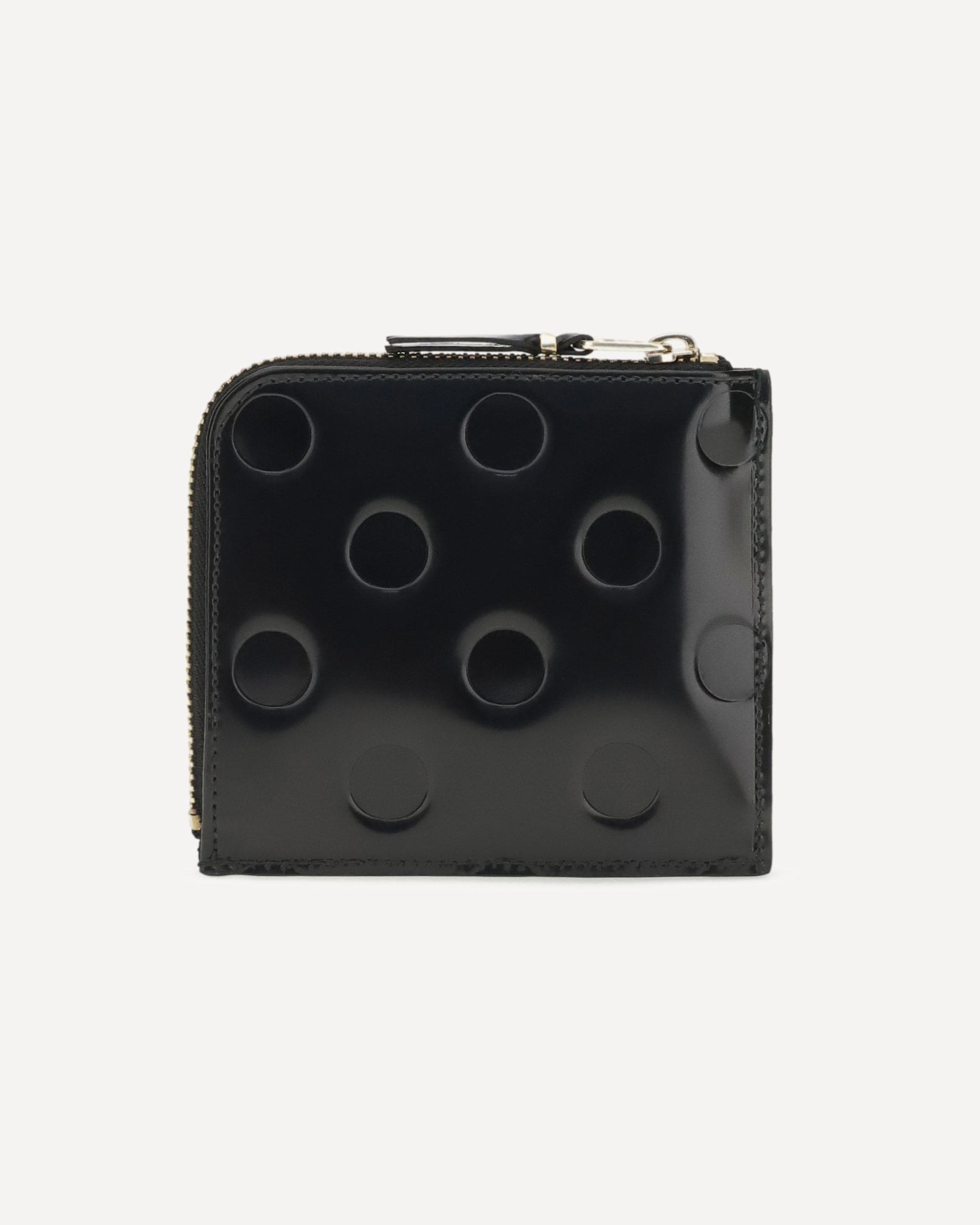 財布 COMME des GARCONS POLKA DOTS EMBOSSED Comme Des Garcons Polka Dots Embossed Wallet Black SA5100NE