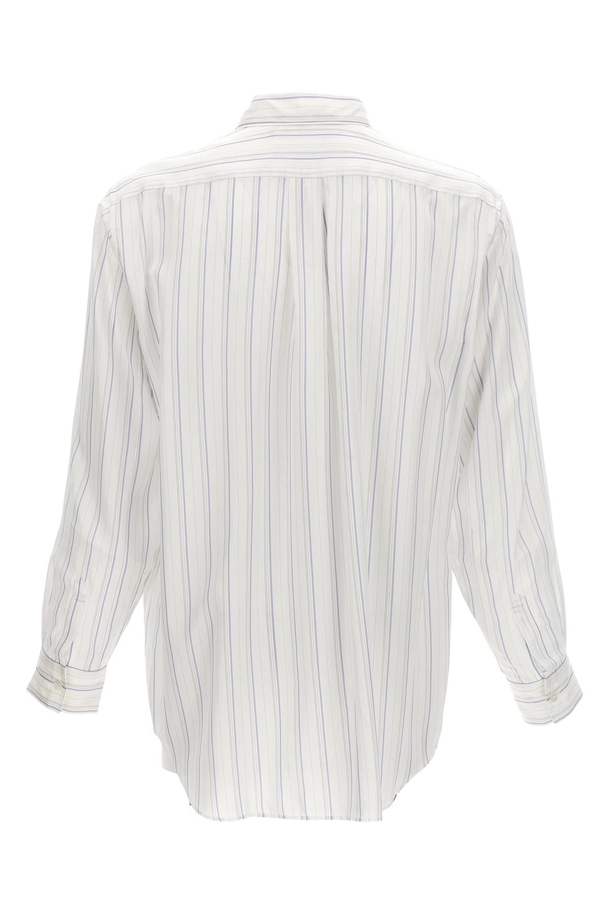 Comme Des Garçons Forever Striped Cupro Shirt - alternate view