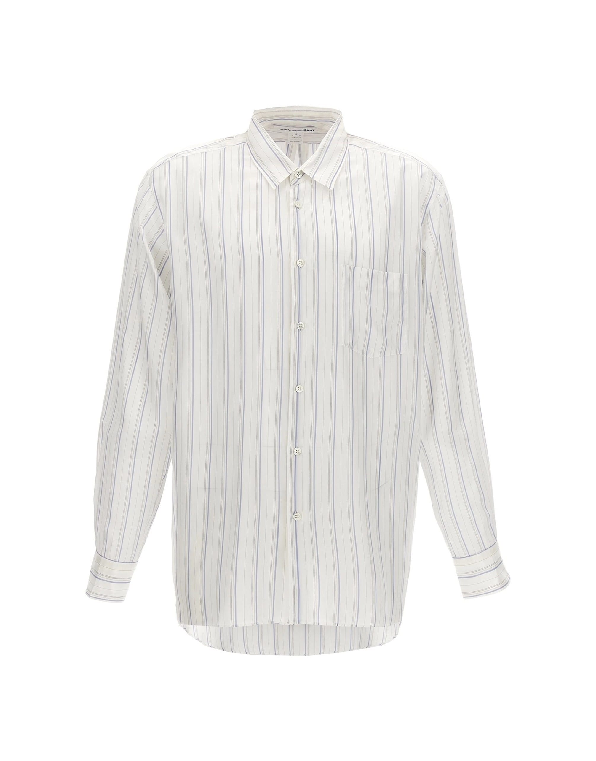 Comme Des Garçons Comme Des Garçons Forever Striped Cupro Shirt