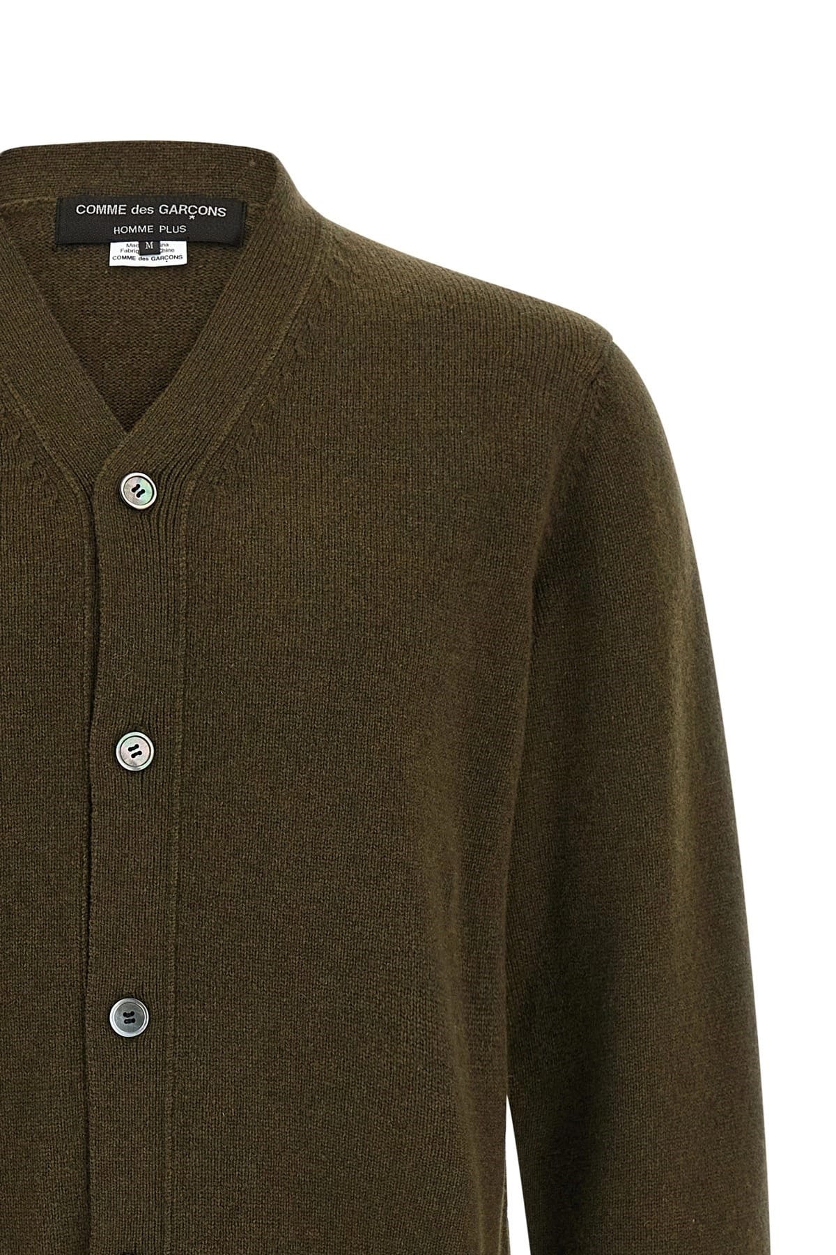 Comme Des Garçons Comme Des Garçons Jacquard Insert Cardigan