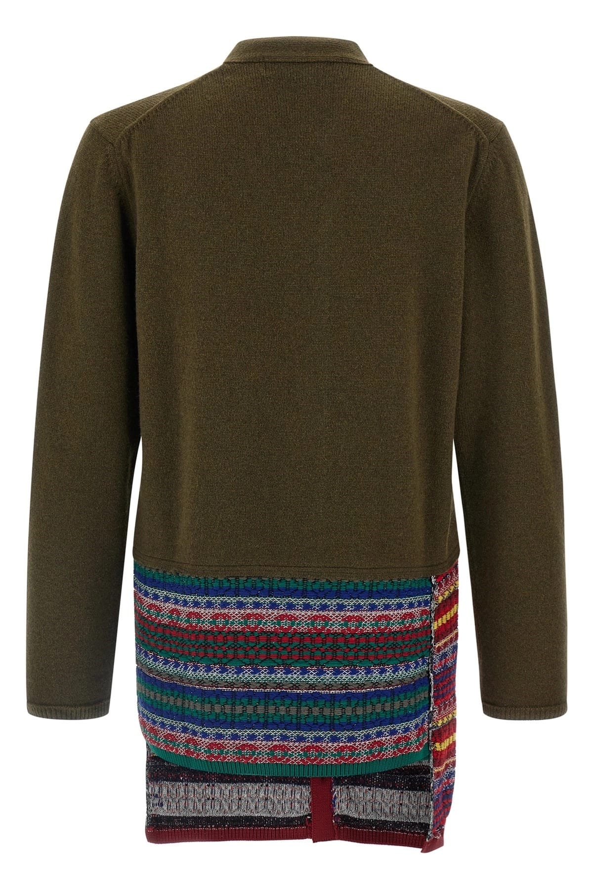Comme Des Garçons Comme Des Garçons Jacquard Insert Cardigan
