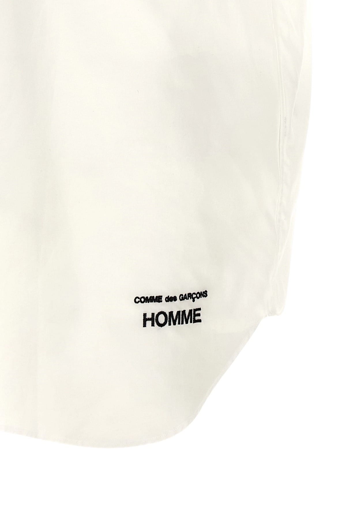 Comme Des Garçons Comme Des Garçons Logo Embroidery Poplin Shirt