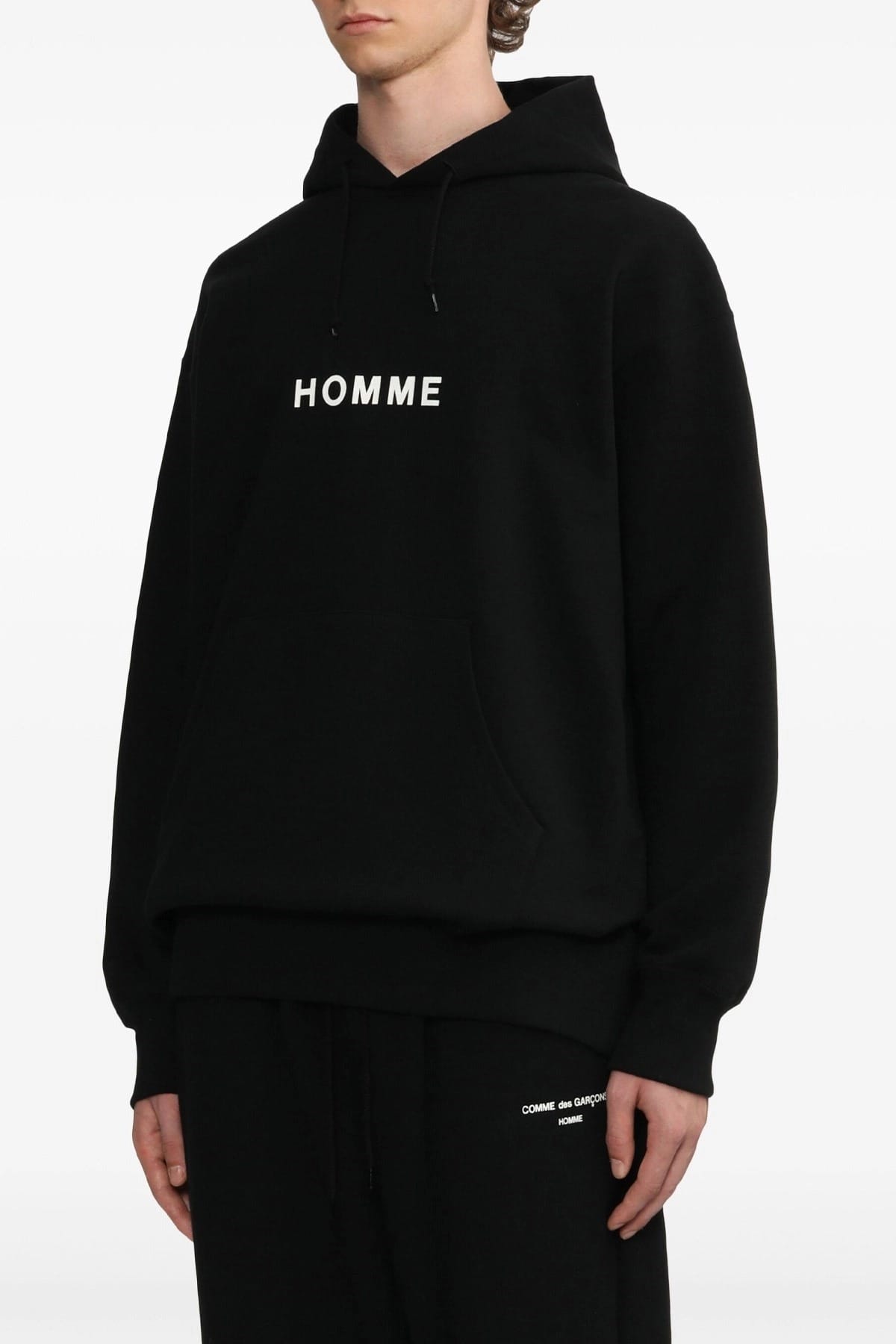 Comme Des Garçons Comme Des Garçons Logo Print Hoodie