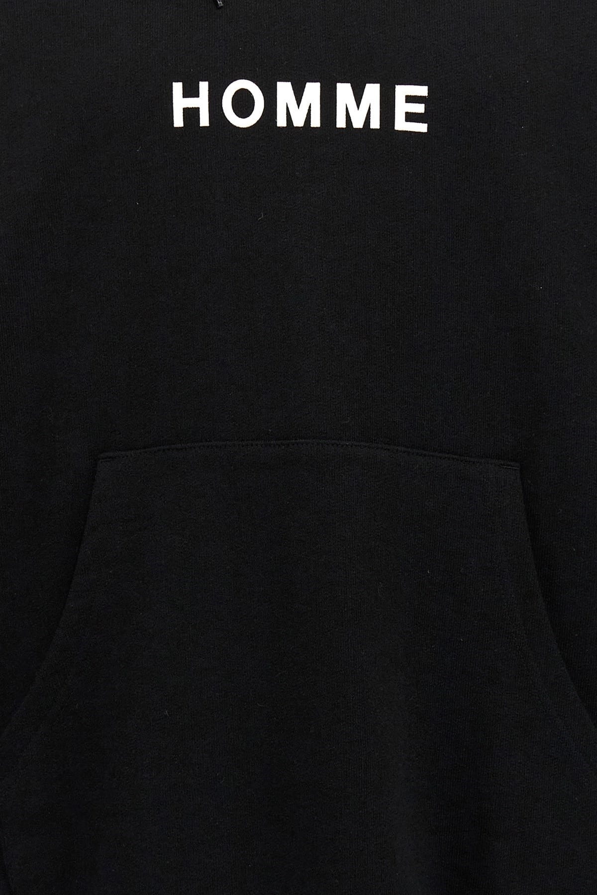 Comme Des Garçons Comme Des Garçons Logo Print Hoodie