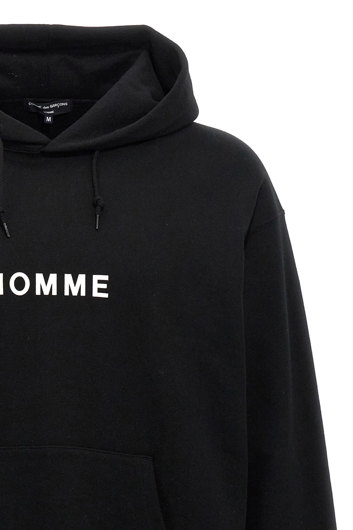 Comme Des Garçons Comme Des Garçons Logo Print Hoodie