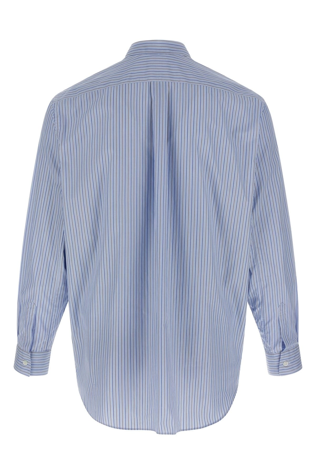 Comme Des Garçons Comme Des Garçons Patterned Inserts Cotton Shirt