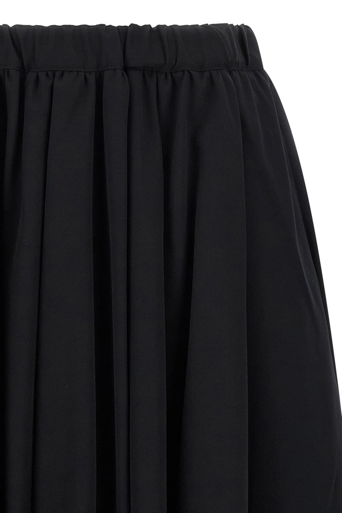 Comme Des Garçons Comme Des Garçons Pleated Wool Maxi Skirt