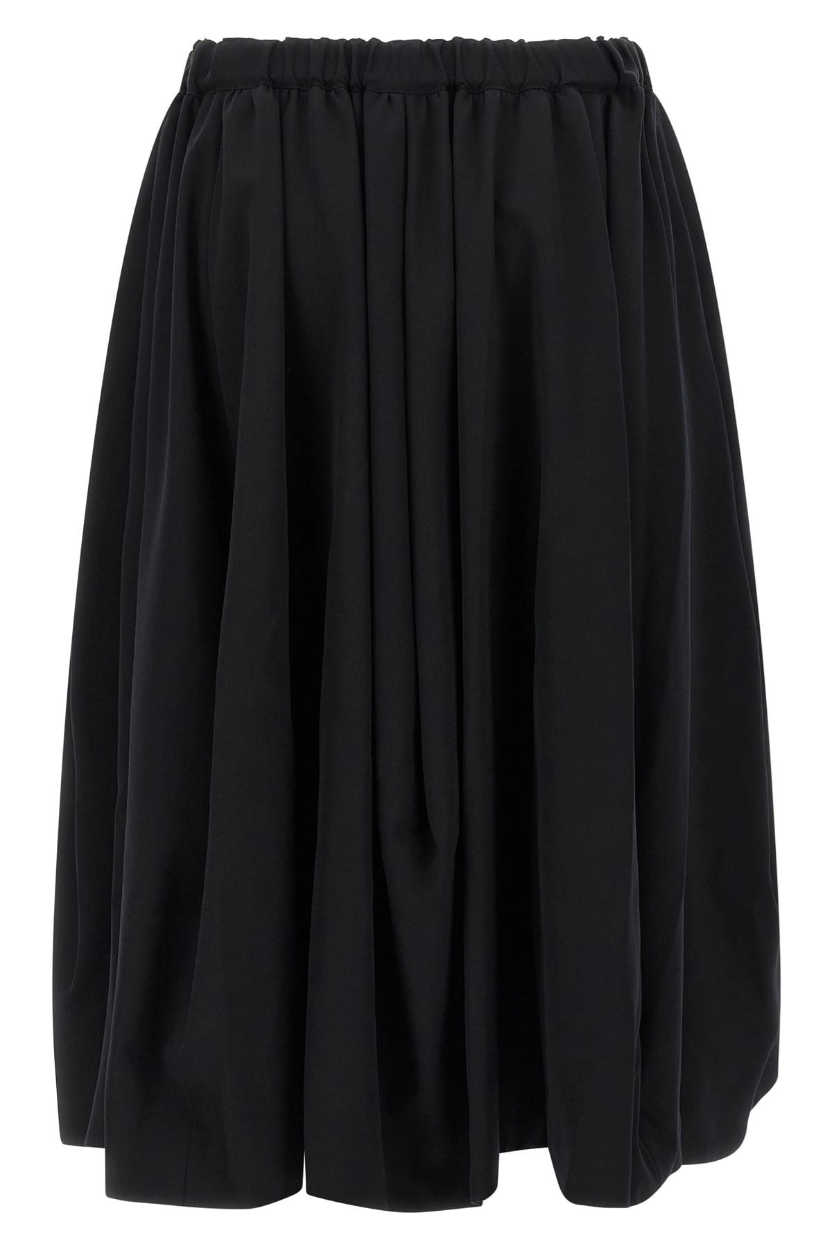 Comme Des Garçons Comme Des Garçons Pleated Wool Maxi Skirt