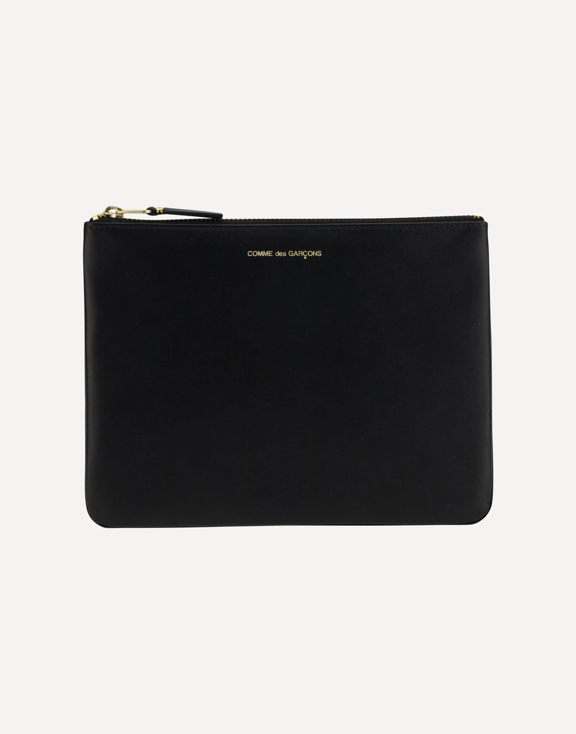 Comme Des Garçons Smooth Leather Zip Pouch