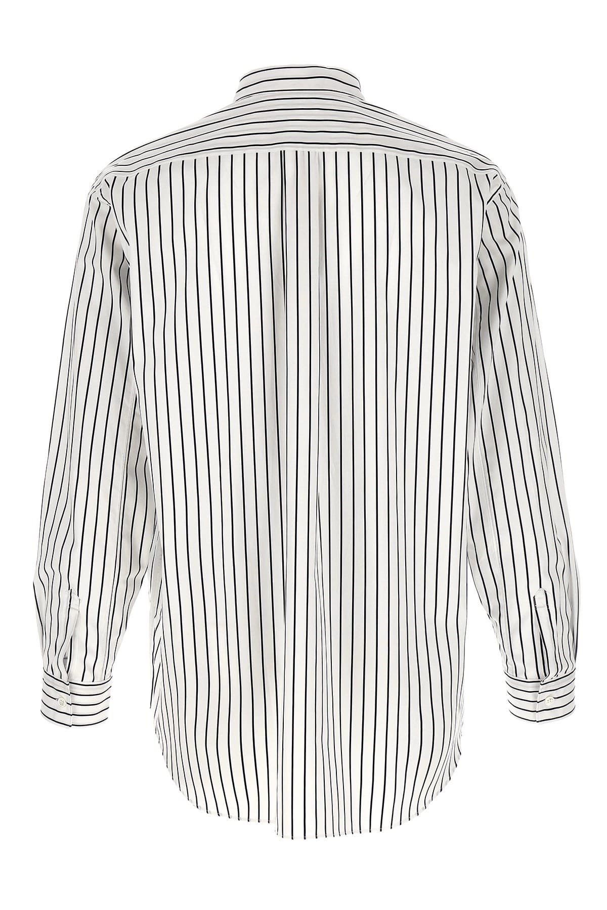 Comme Des Garçons Comme Des Garçons Striped Cotton Poplin Shirt