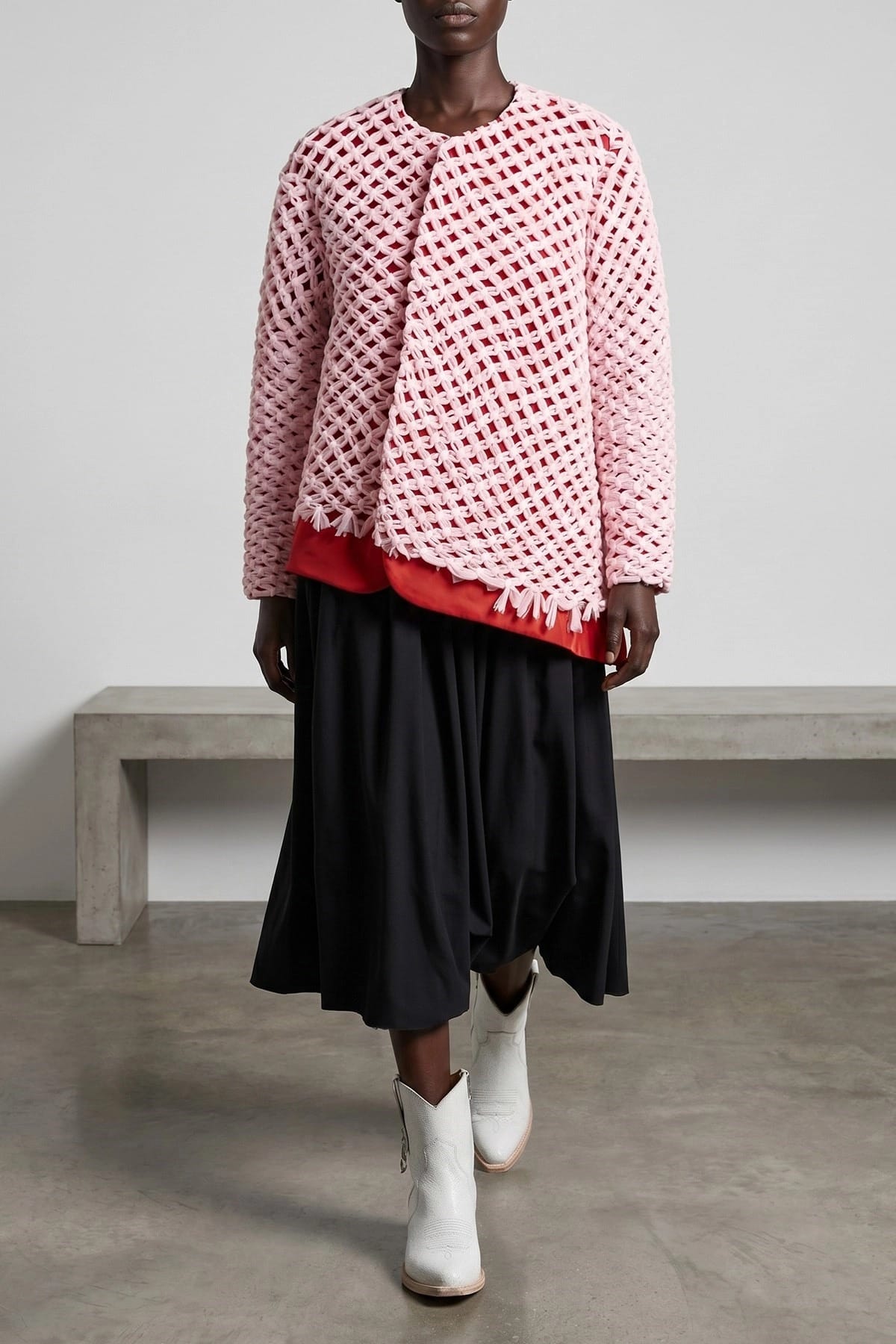 Comme Des Garçons Comme Des Garçons Tulle Weave Blazer