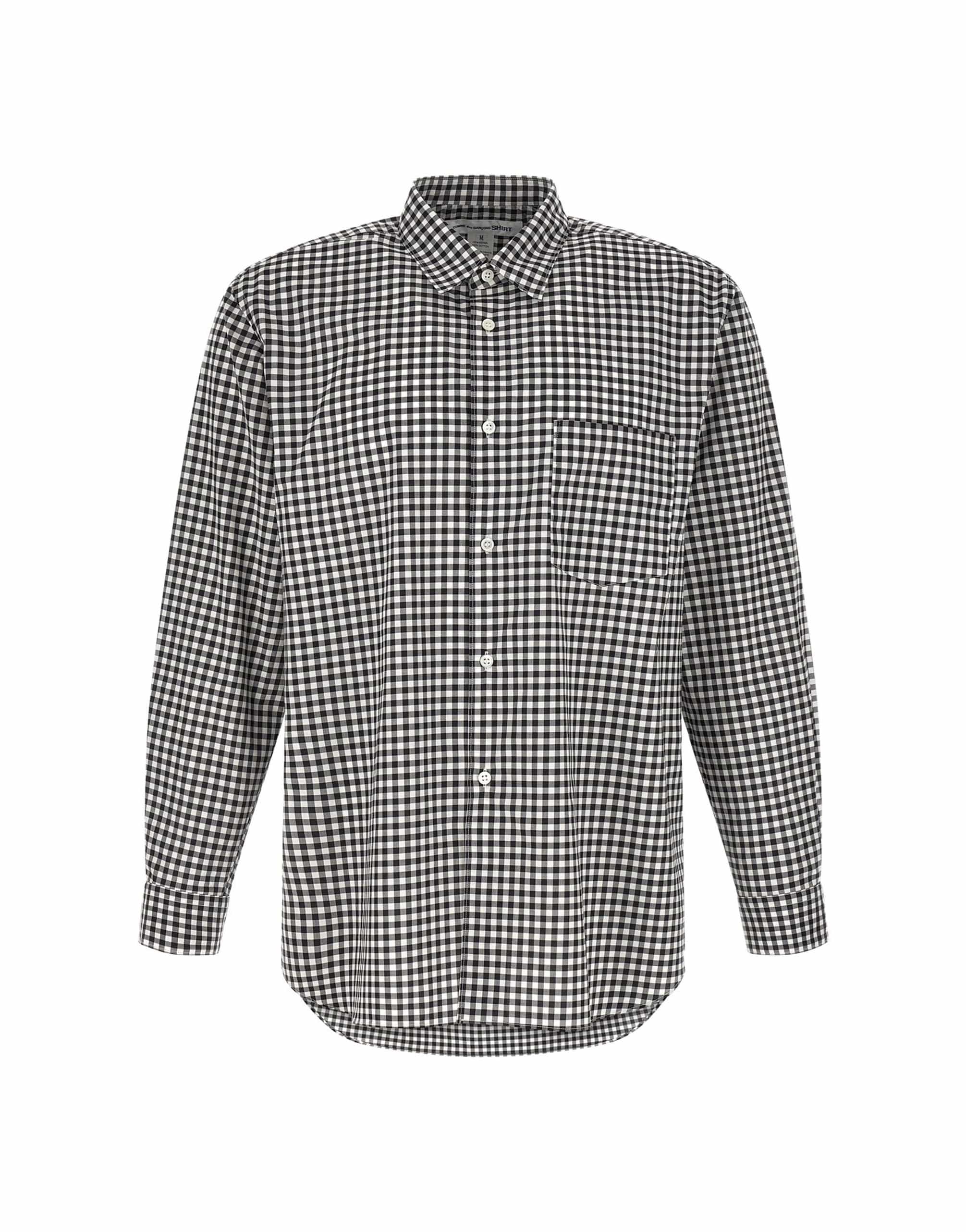 Comme Des Garçons Comme Des Garçons Vichy Cotton Poplin Shirt