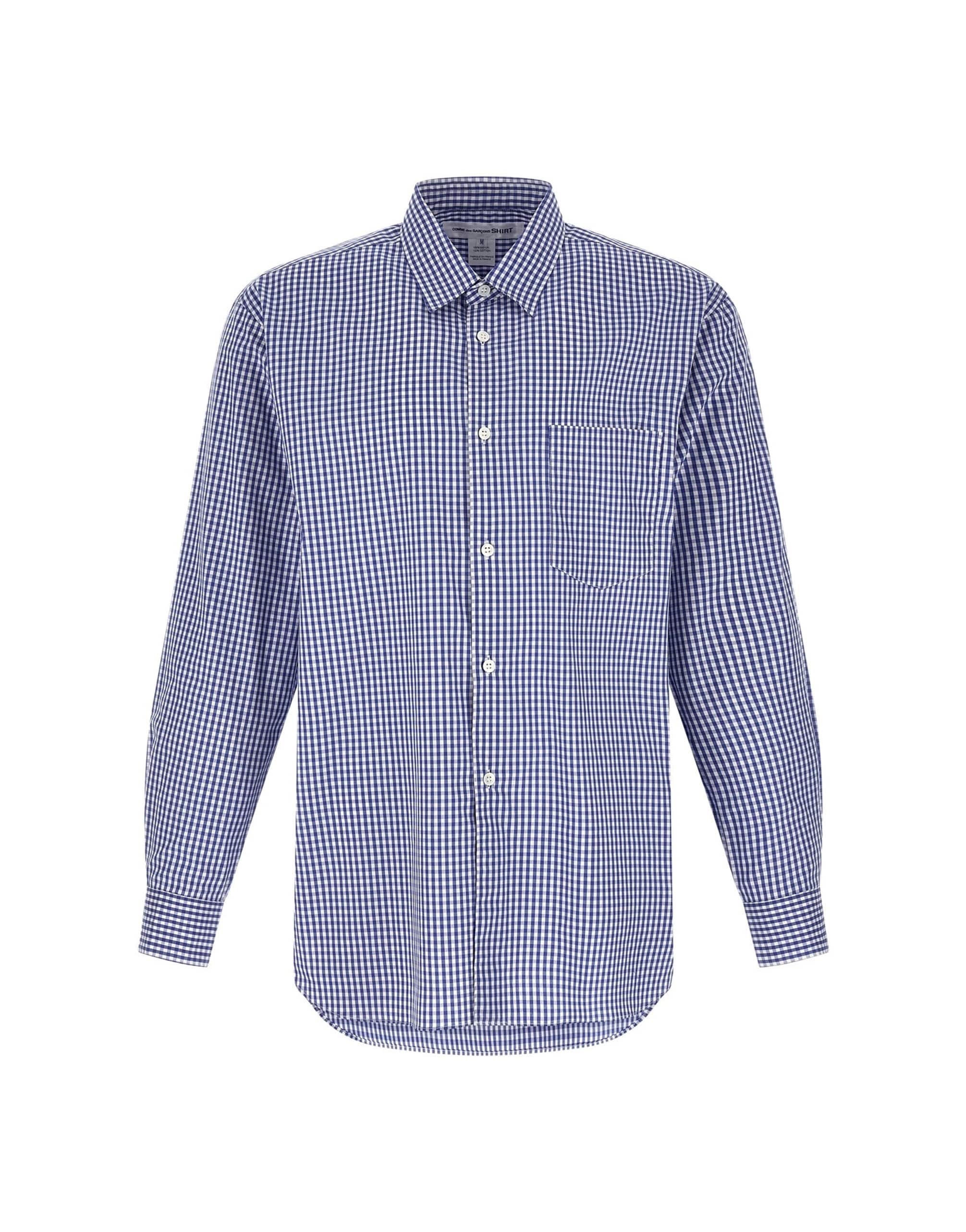 Comme Des Garçons Comme Des Garçons Vichy Cotton Poplin Shirt